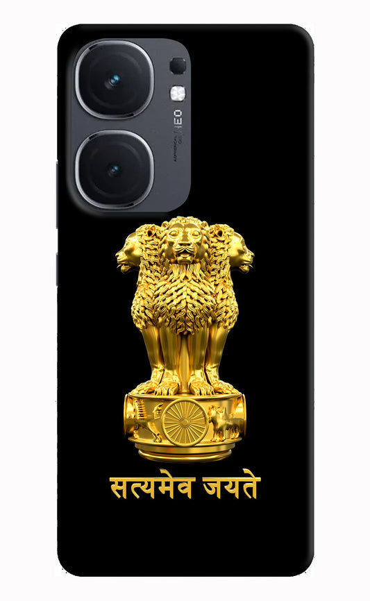 Satyamev Jayate Golden Case for IQOO Neo9 Pro