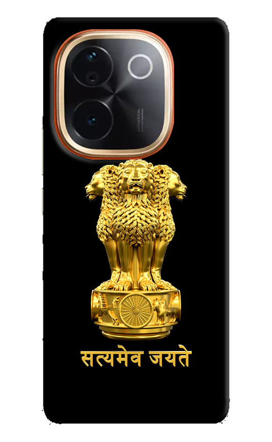 Satyamev Jayate Golden Case for Vivo T3 Pro 5G by Casekaro