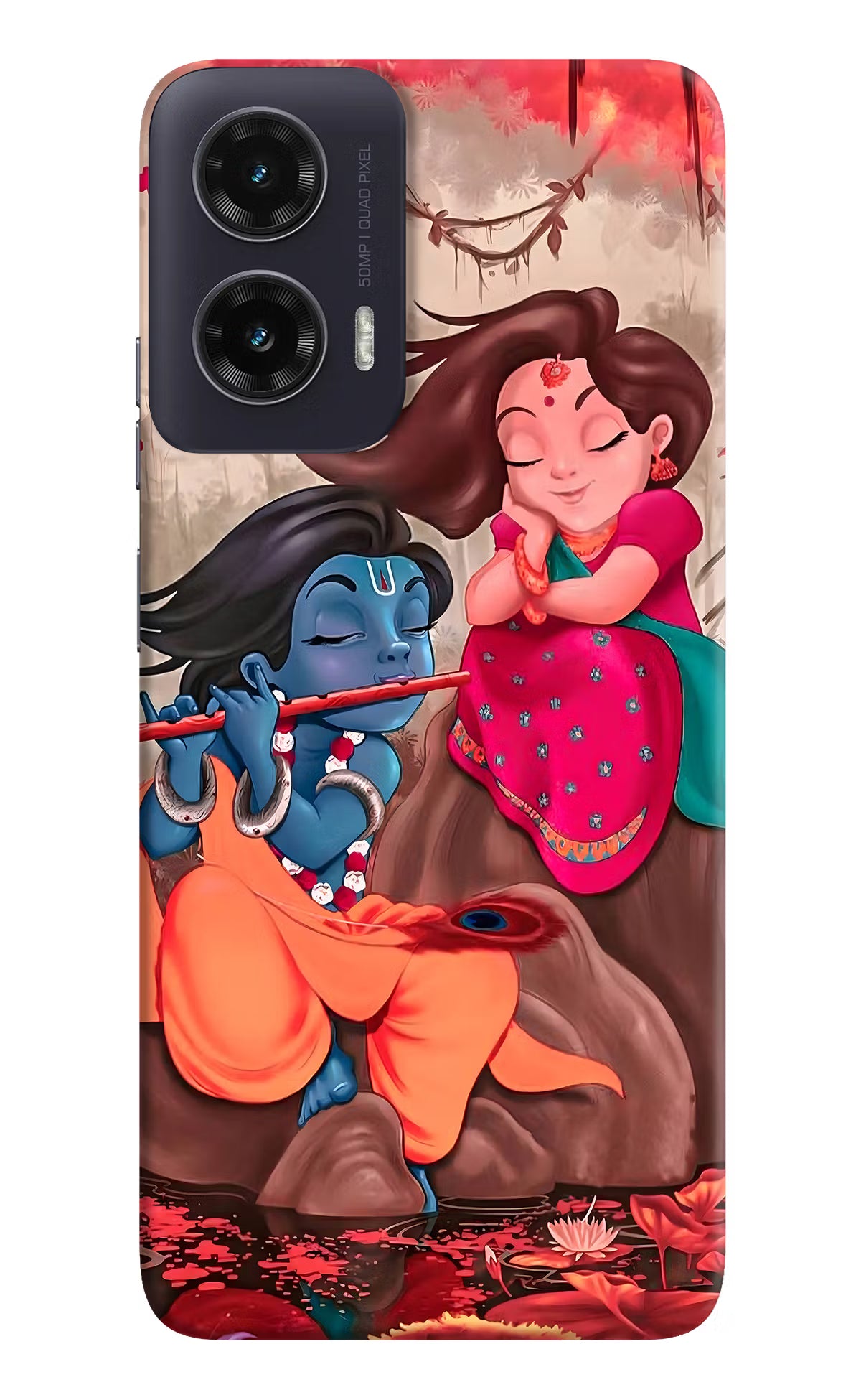Radhe Krishna Case for Moto G35 5G by Casekaro