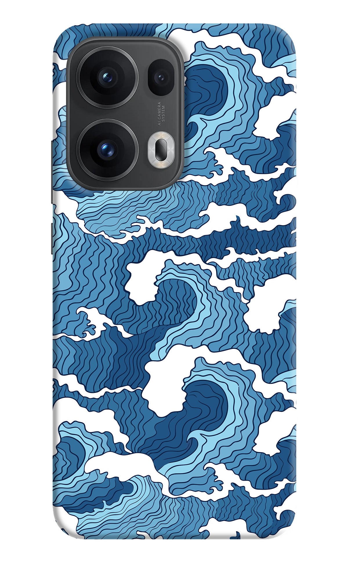 Blue Waves Case for Oppo Reno13 Pro 5G