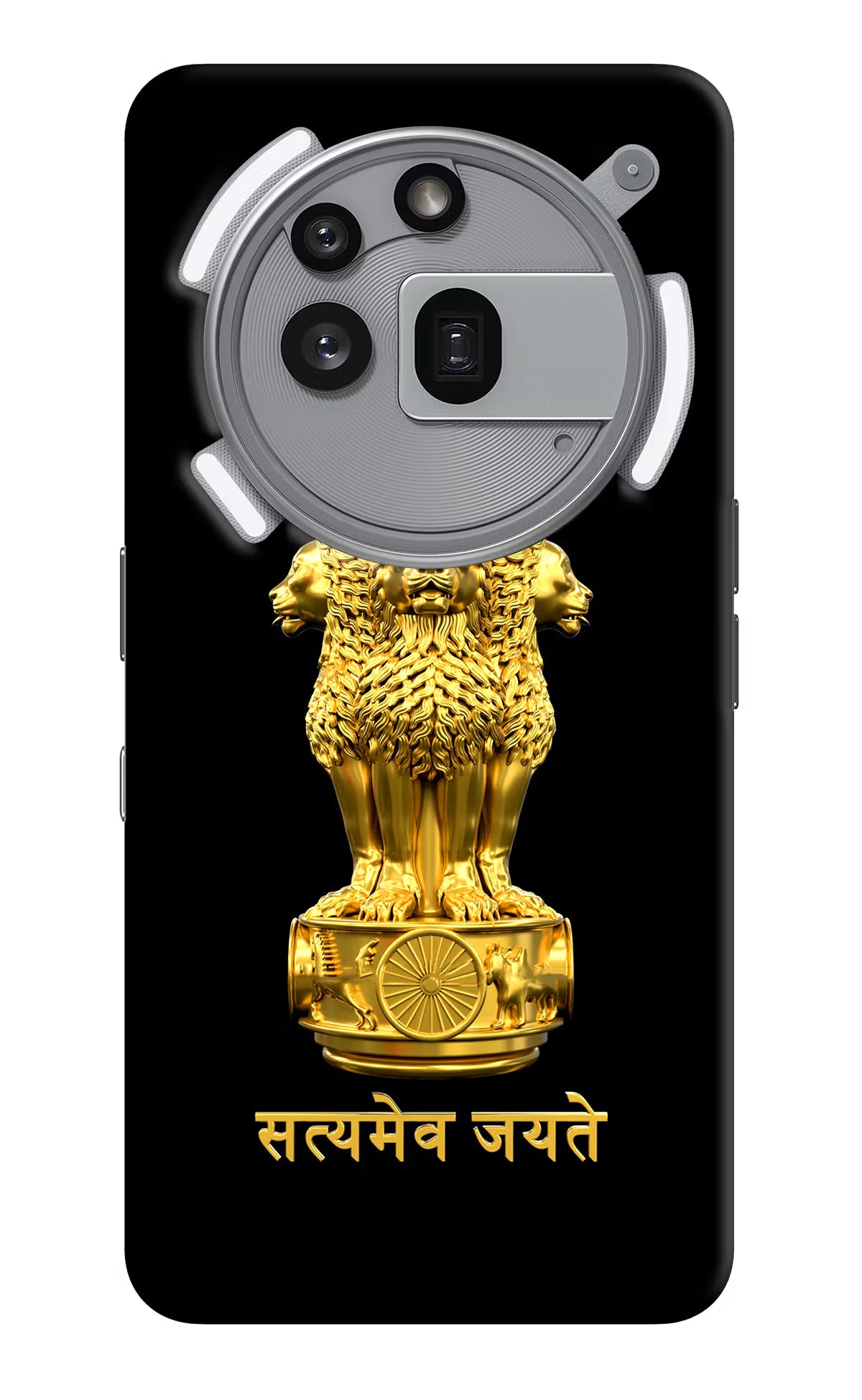 Satyamev Jayate Golden Case for Nothing Phone 3a Pro