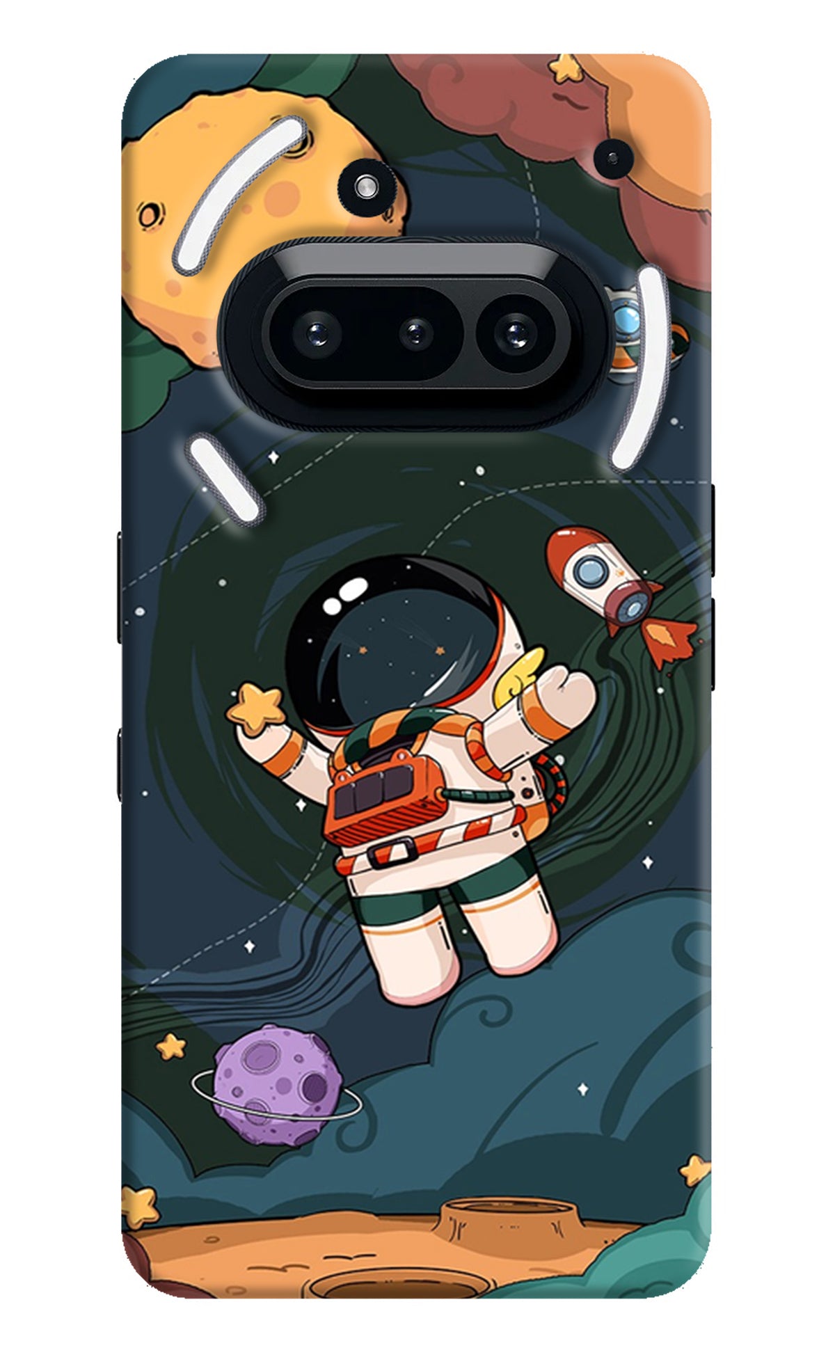 Cartoon Astronaut Case for Nothing Phone 3A