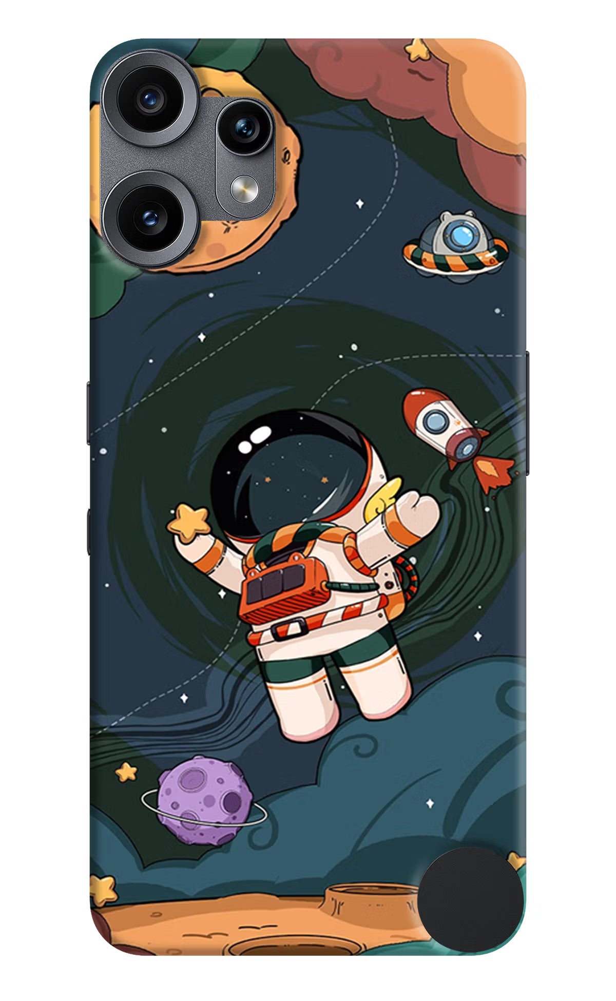 Cartoon Astronaut Case for CMF by Nothing Phone 2 Pro