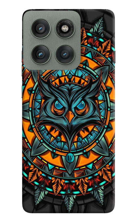 Angry Owl Art Case for Moto Edge 60 Pro by Casekaro