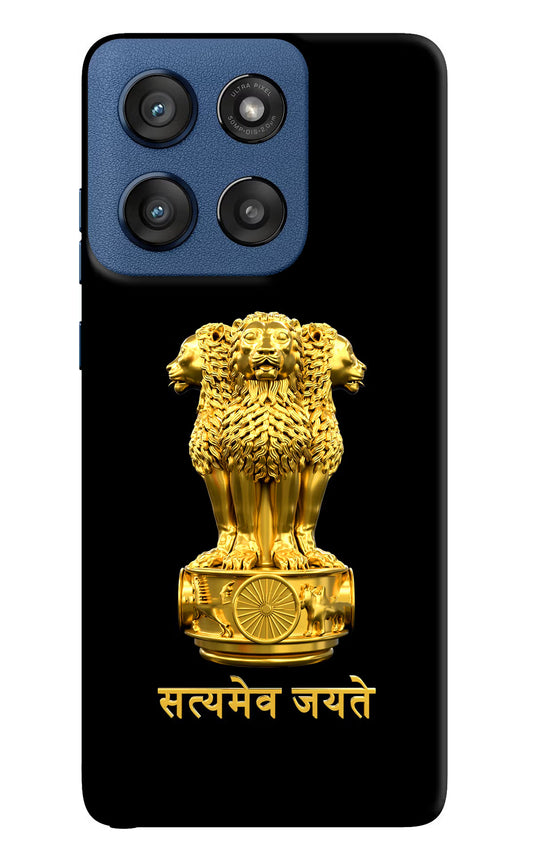 Satyamev Jayate Golden Case for Moto Edge 60 Stylus by Casekaro