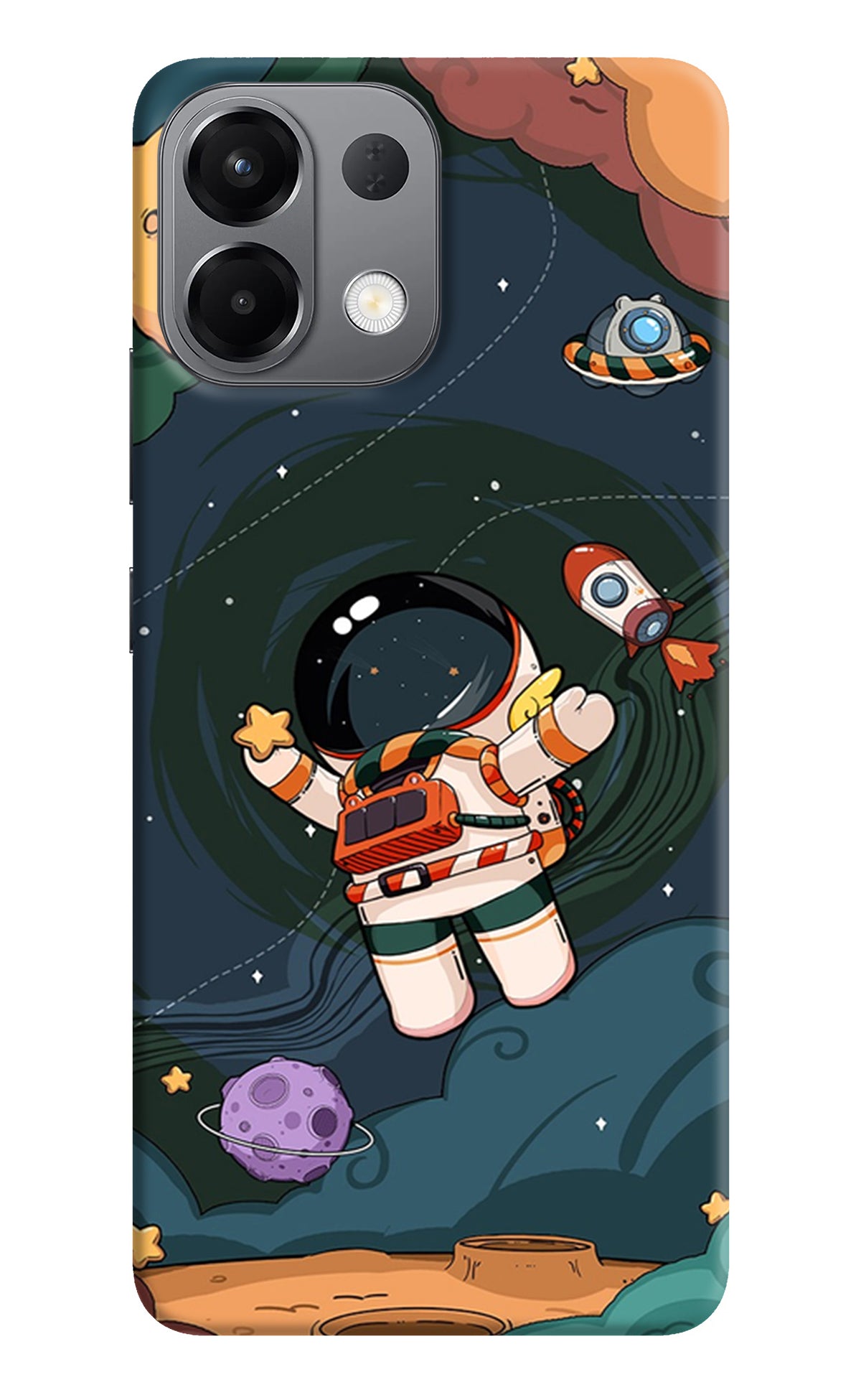 Cartoon Astronaut Case for Oppo K13 5G