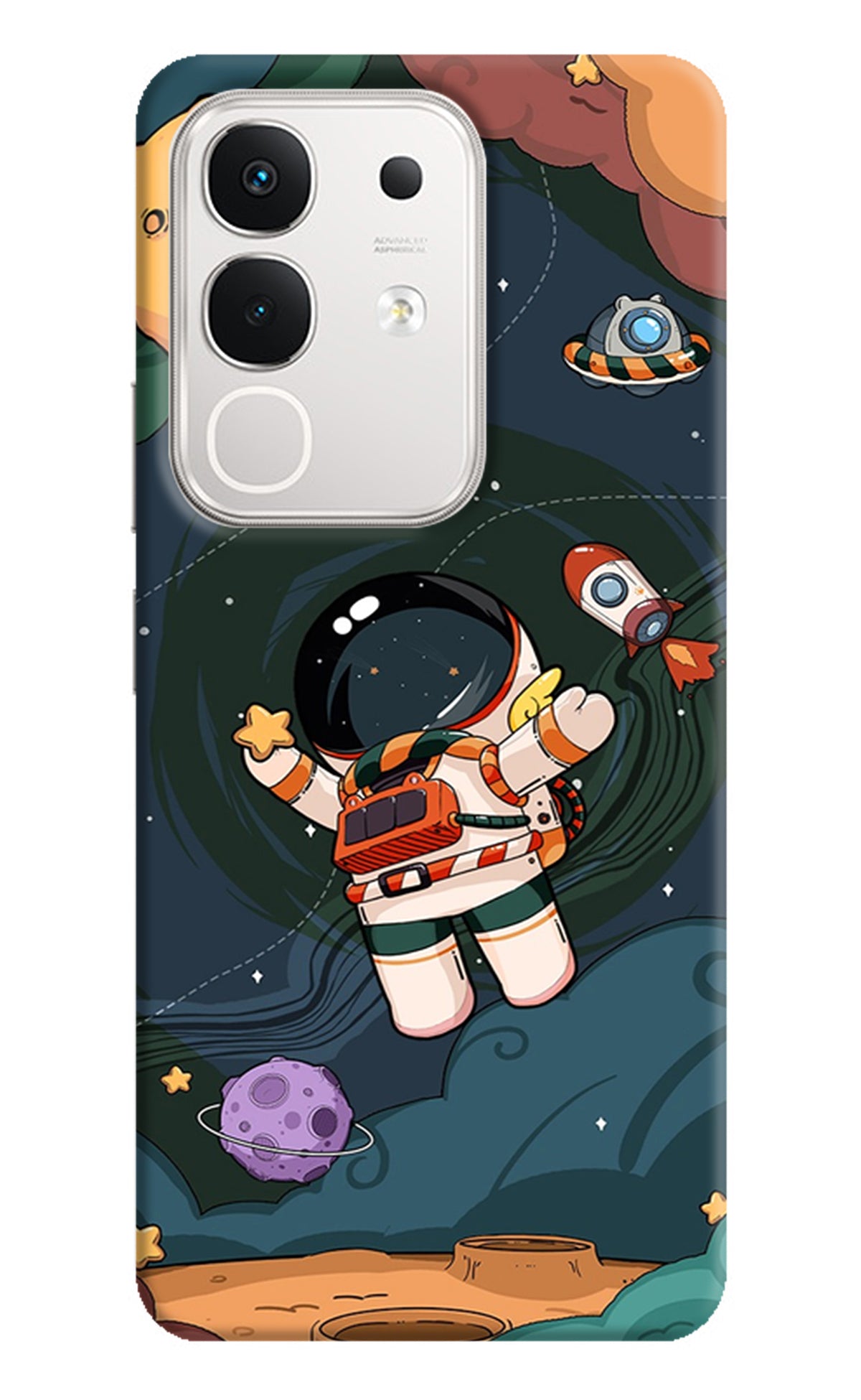 Cartoon Astronaut Case for iQOO Z10x 5G