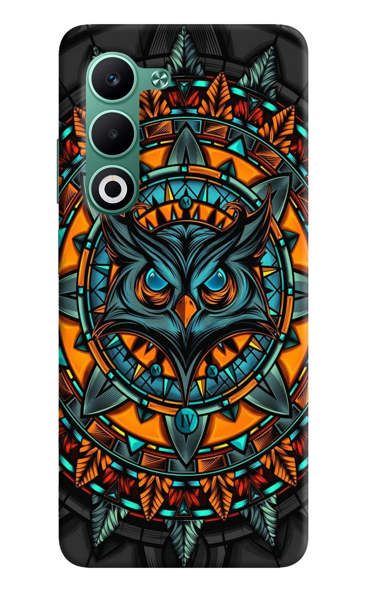Angry Owl Art Case for Oppo A5 5G by Casekaro