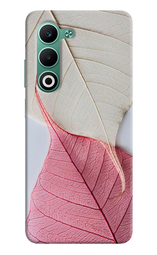 White Pink Leaf Case for Oppo A5 5G by Casekaro