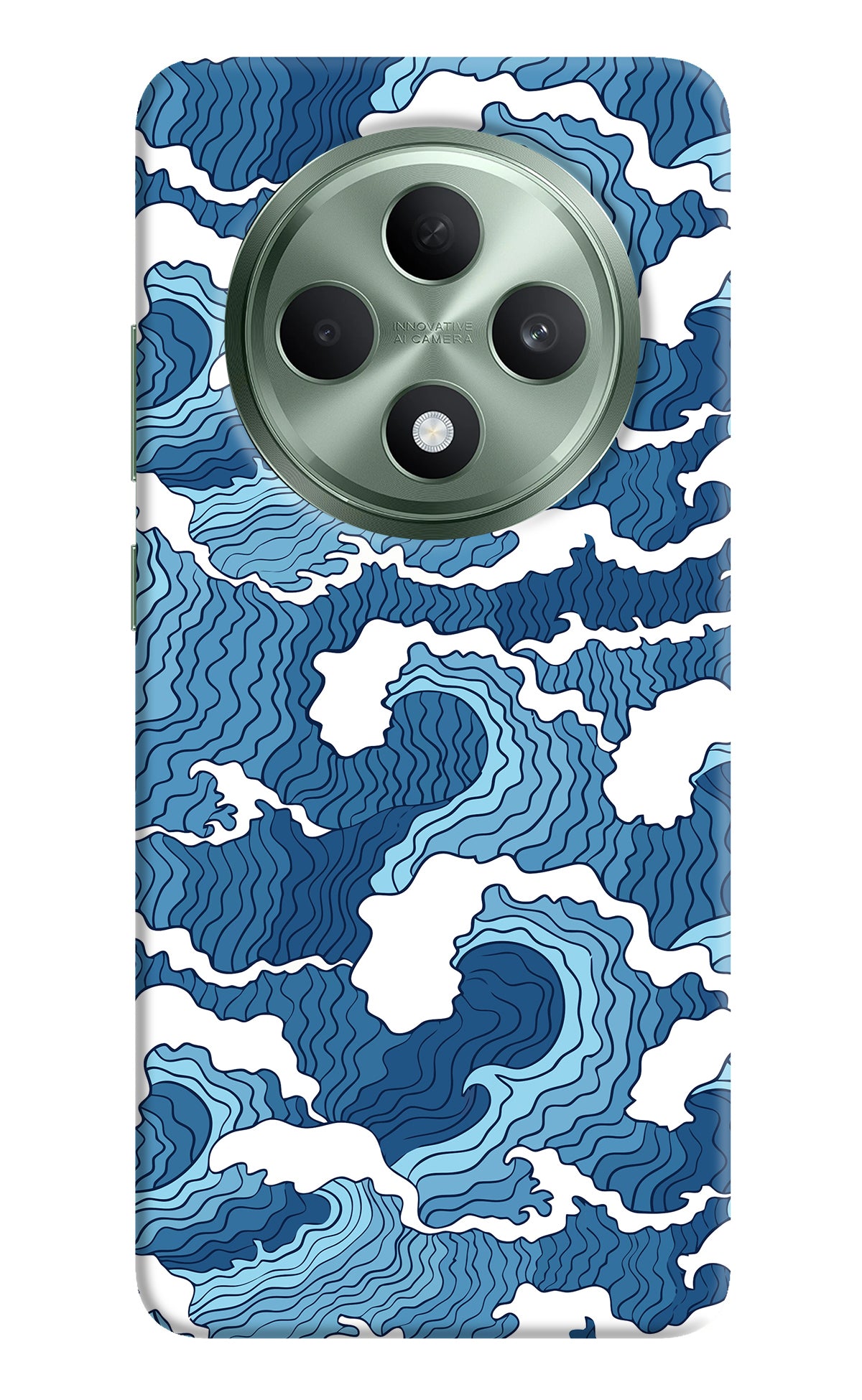 Blue Waves Case for Oppo F27 5G