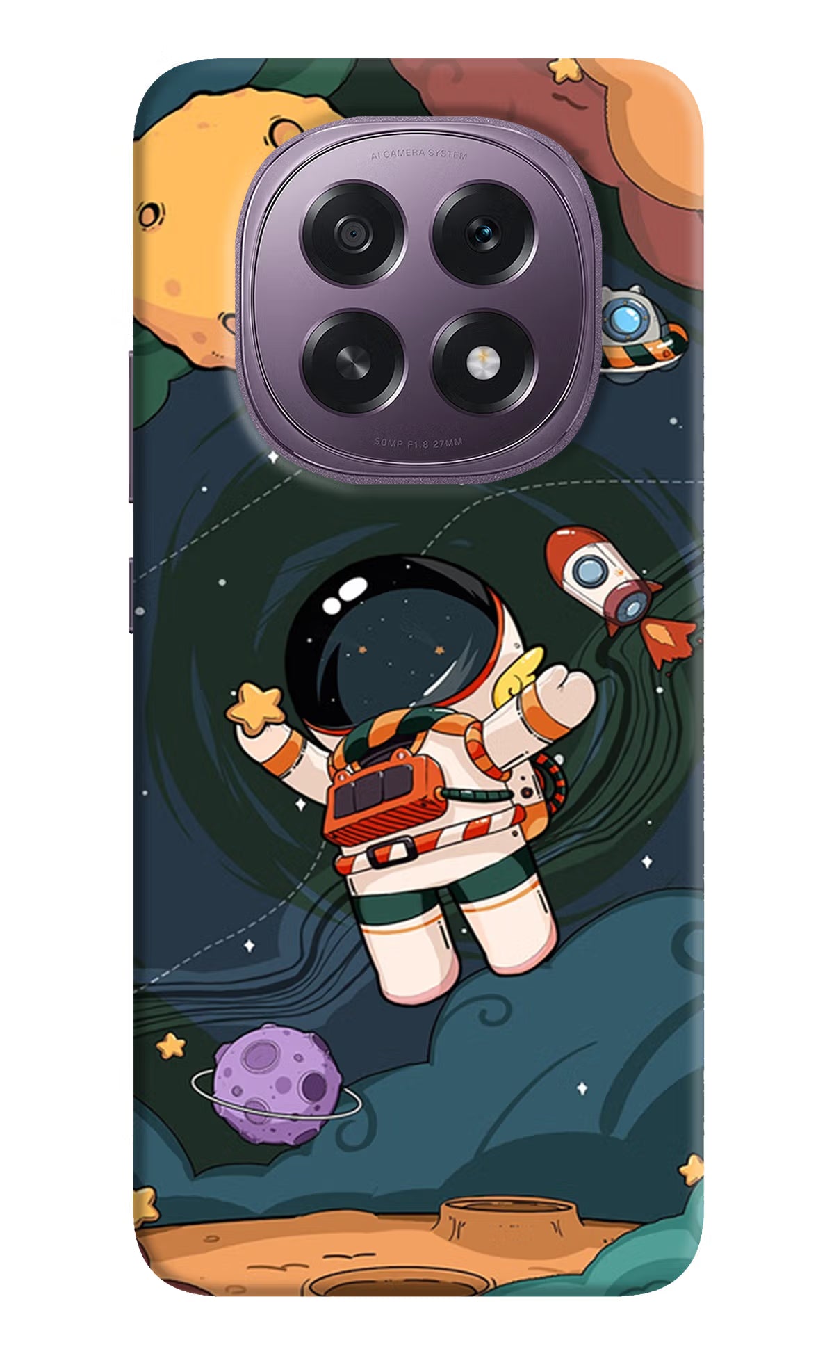 Cartoon Astronaut Case for Oppo F29 5G by Casekaro