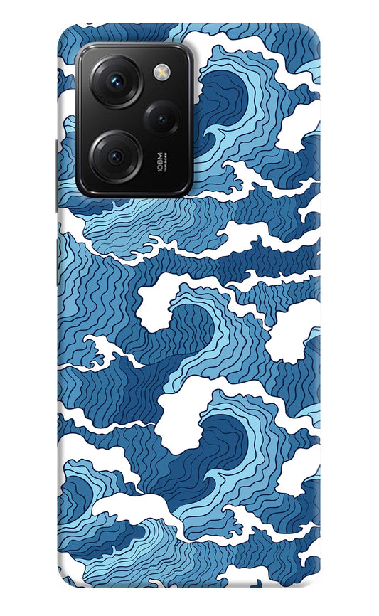 Blue Waves Case for Poco X5 Pro 5G by Casekaro