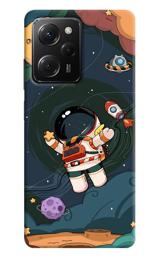Cartoon Astronaut Case for Poco X5 Pro 5G by Casekaro
