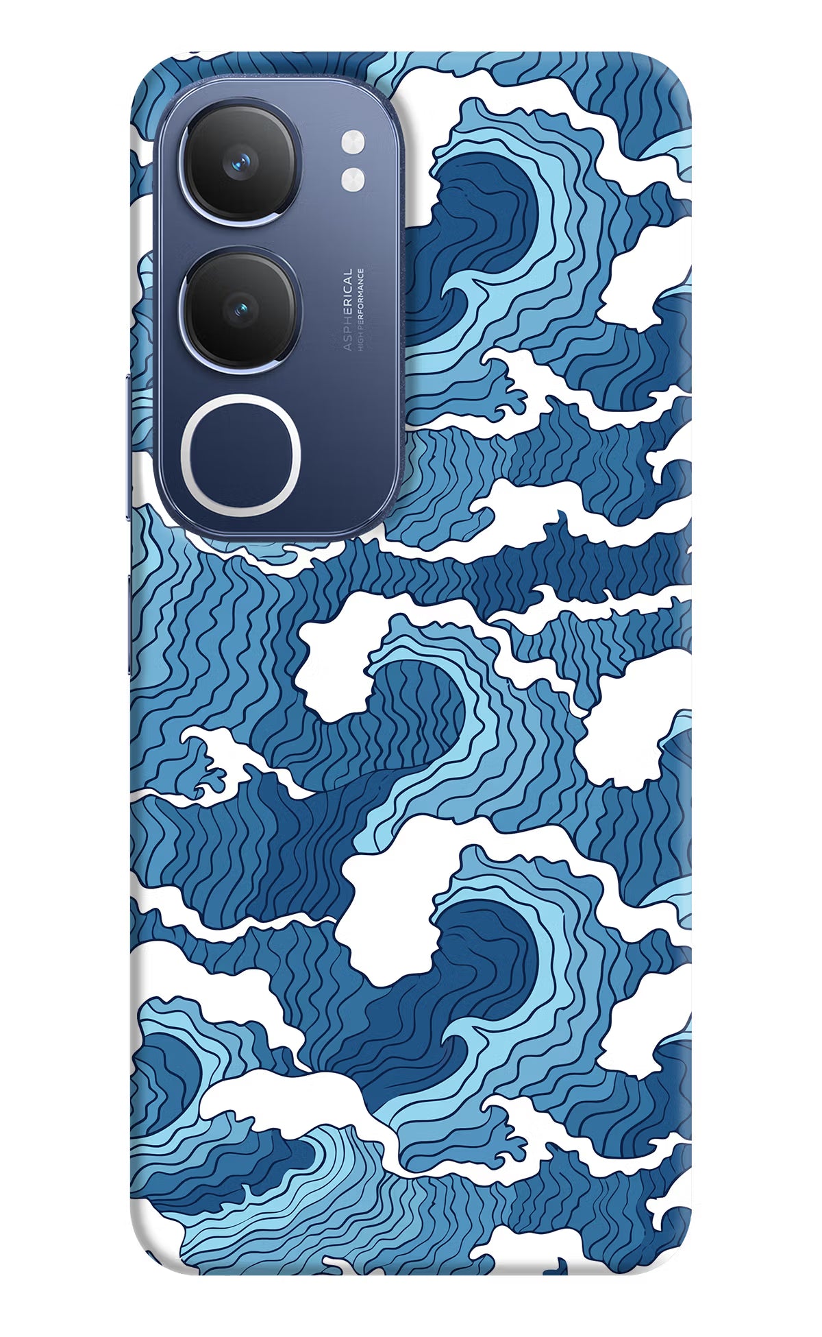 Blue Waves Case for Vivo Y29 5G by Casekaro