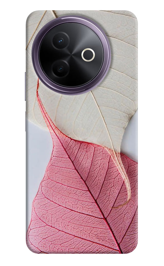 White Pink Leaf Case for Vivo Y39 5G by Casekaro