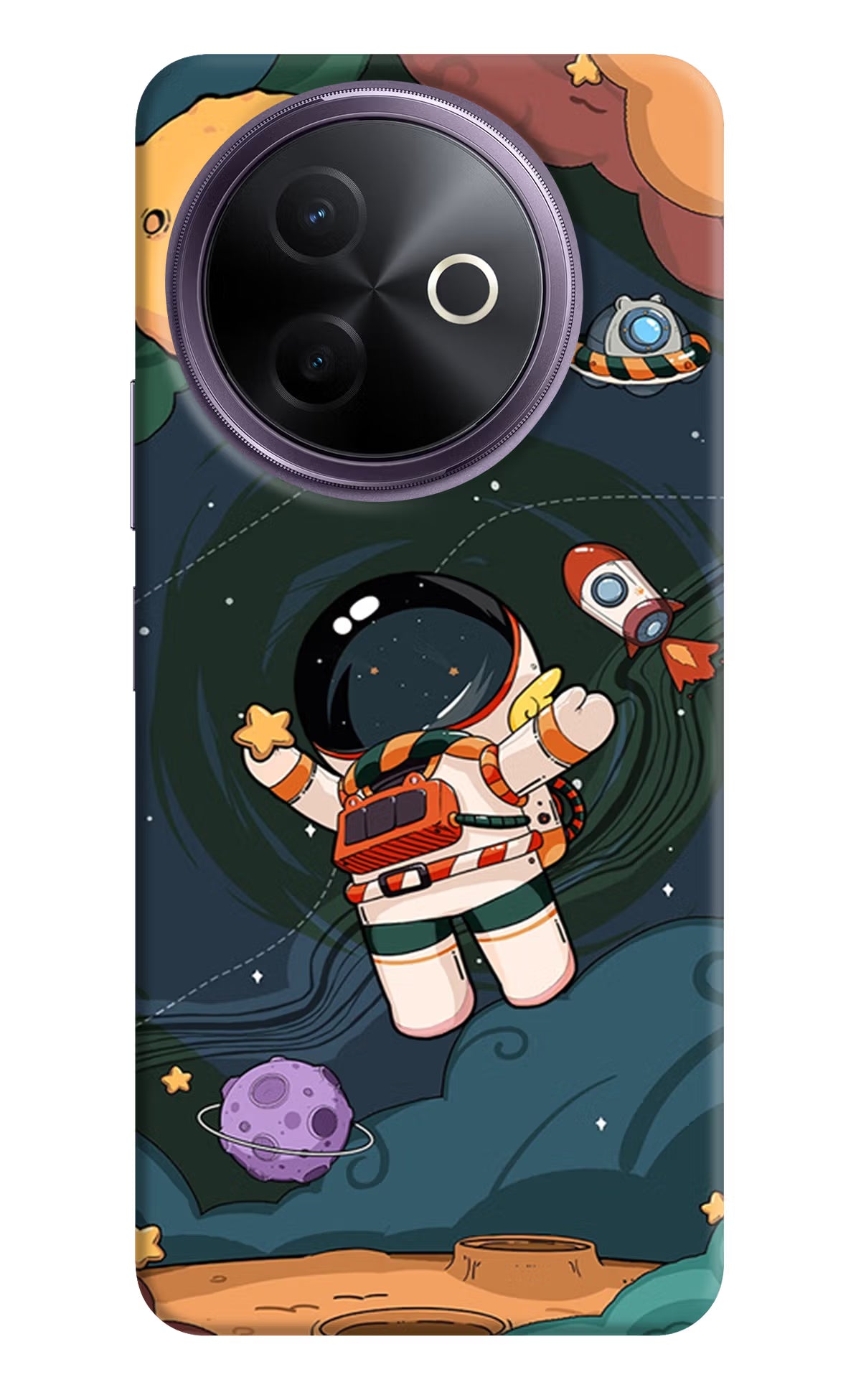 Cartoon Astronaut Case for Vivo Y39 5G by Casekaro