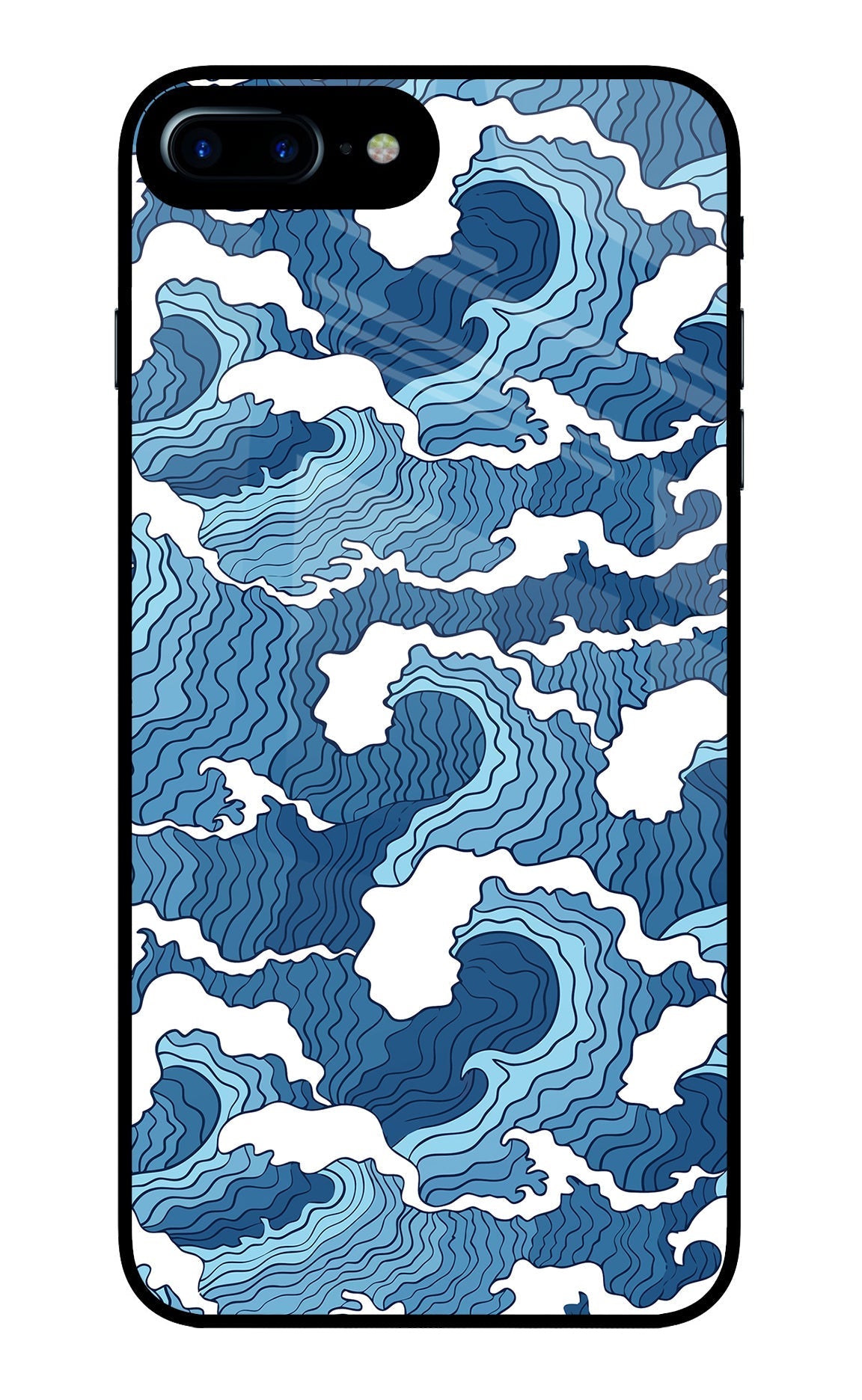 Blue Waves Case for iPhone 8 Plus