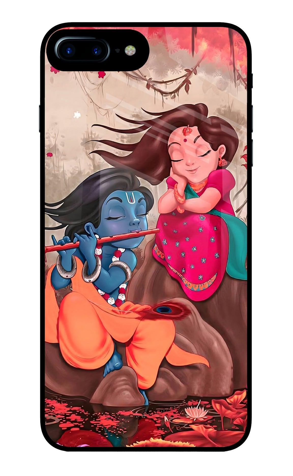 Radhe Krishna Case for iPhone 8 Plus