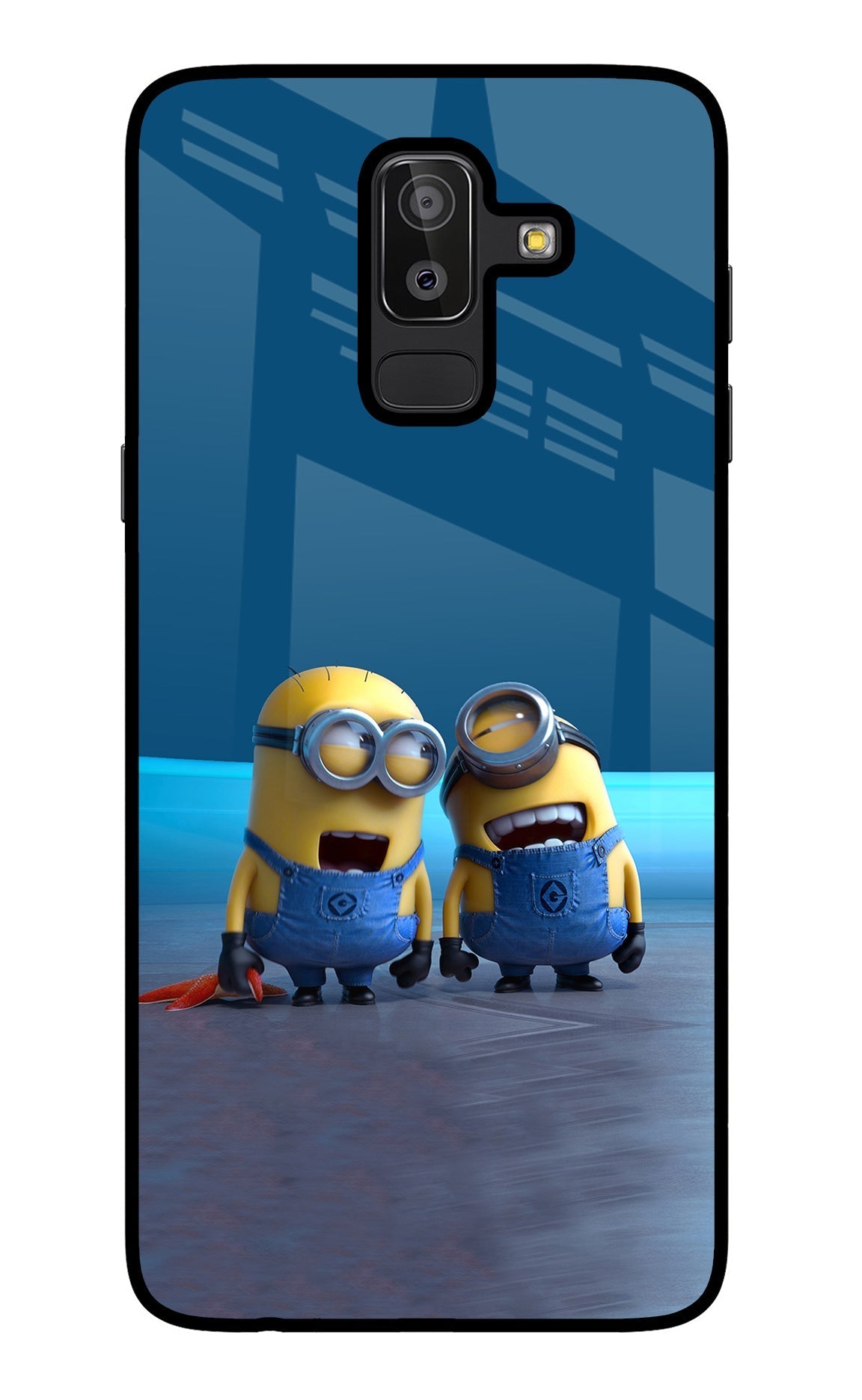 Minion Laughing Case for Samsung J8