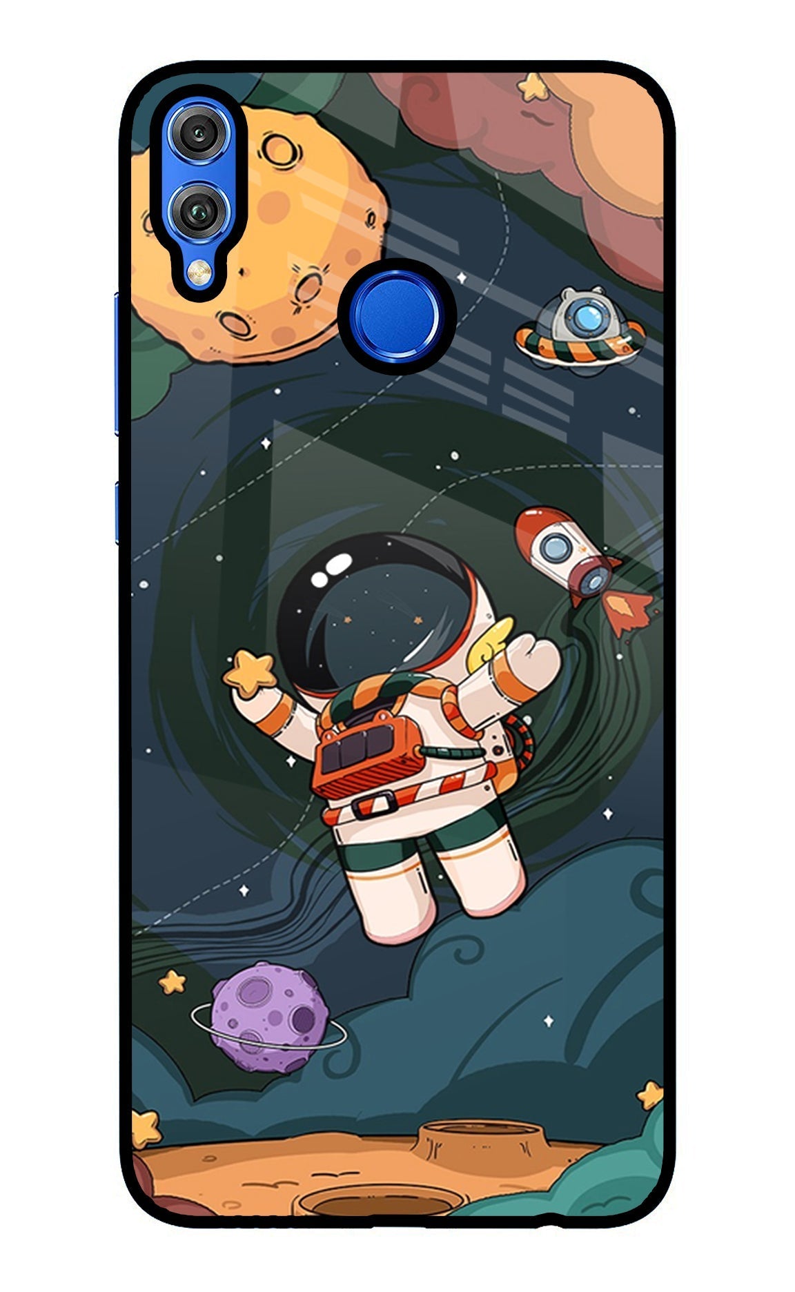 Cartoon Astronaut Case for Honor 8X