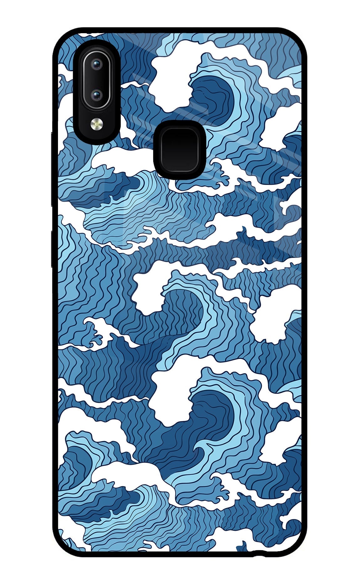 Blue Waves Case for Vivo Y91/Y93/Y95