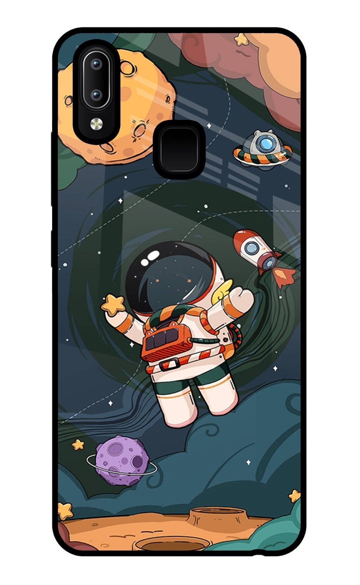 Cartoon Astronaut Case for Vivo Y91/Y93/Y95