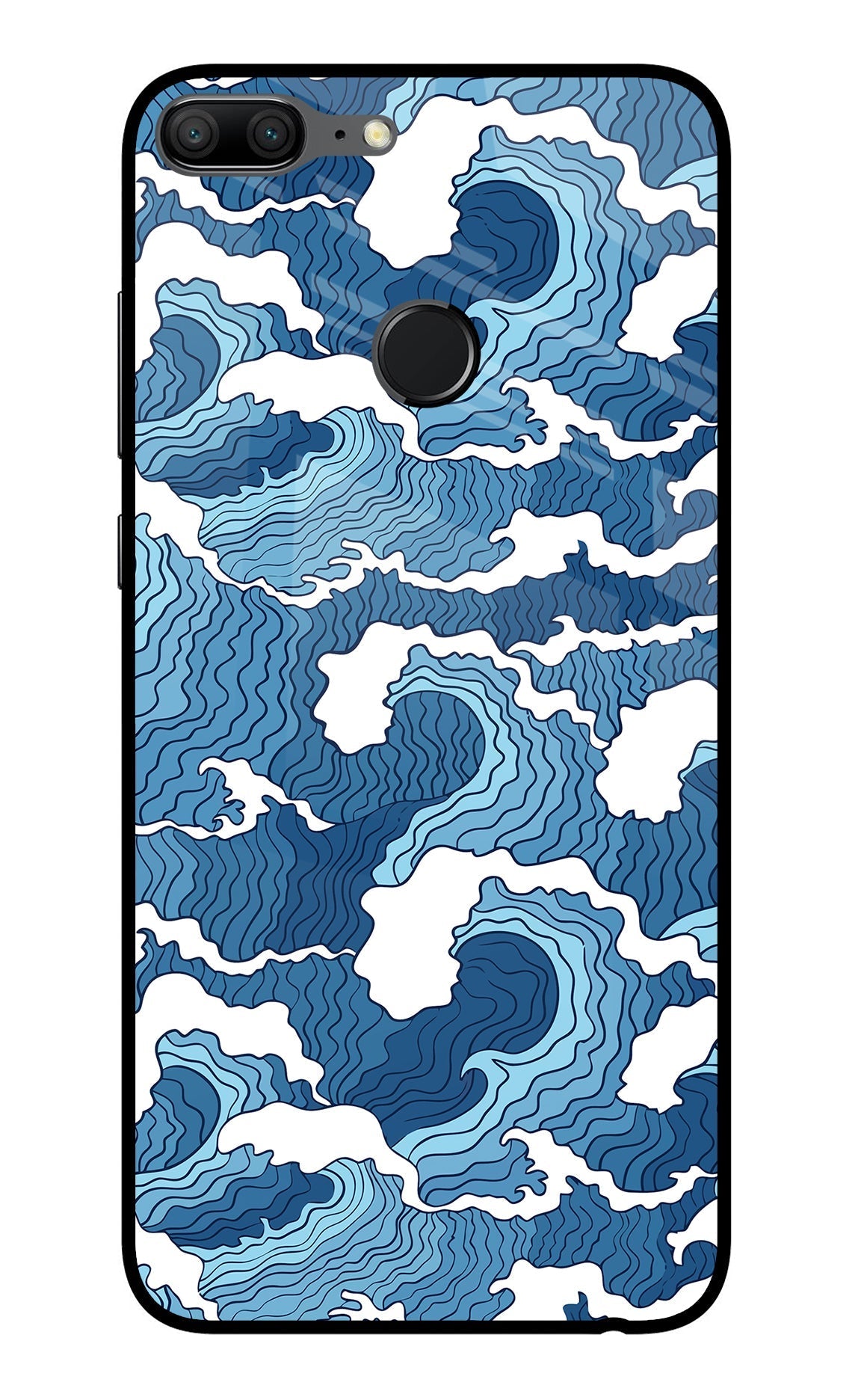 Blue Waves Case for Honor 9 Lite