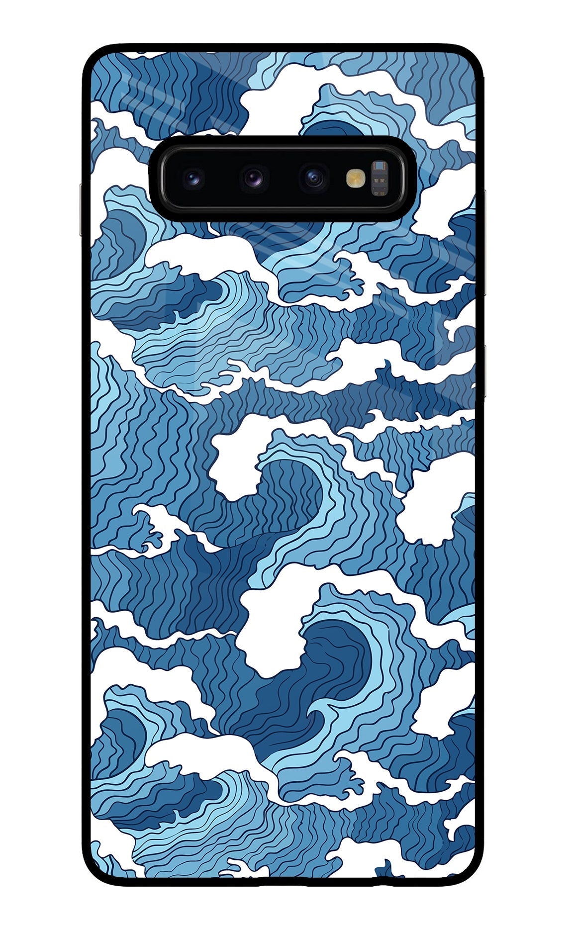 Blue Waves Case for Samsung S10 Plus