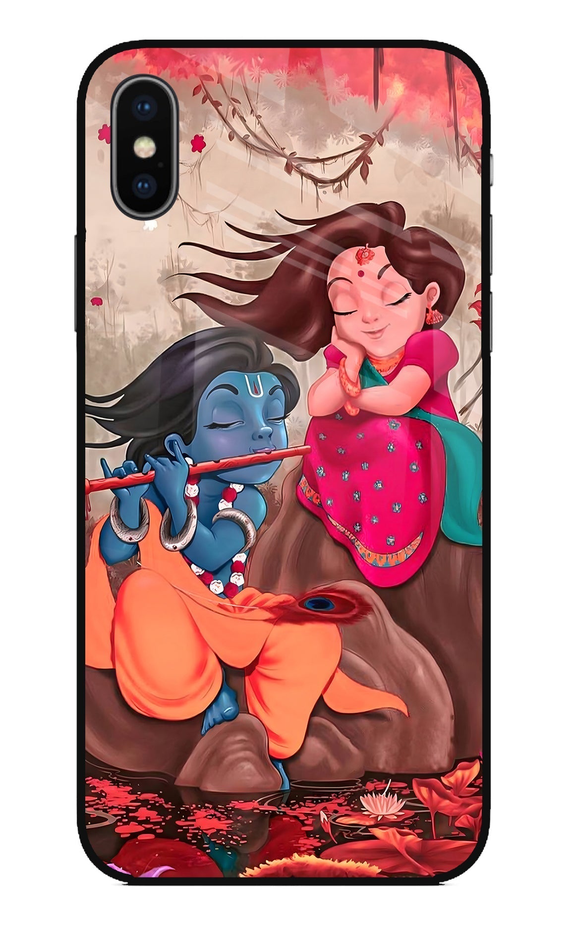 Radhe Krishna Case for iPhone XS