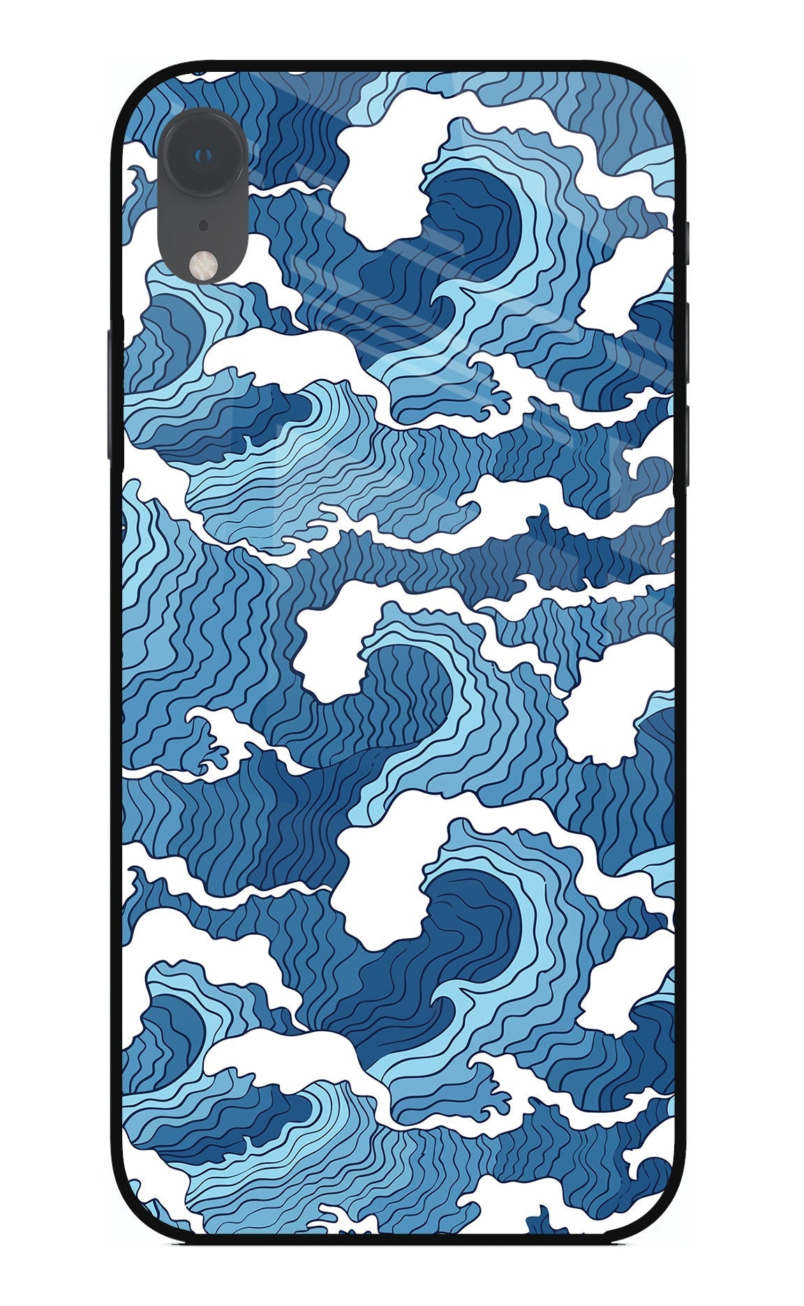 Blue Waves Case for iPhone XR