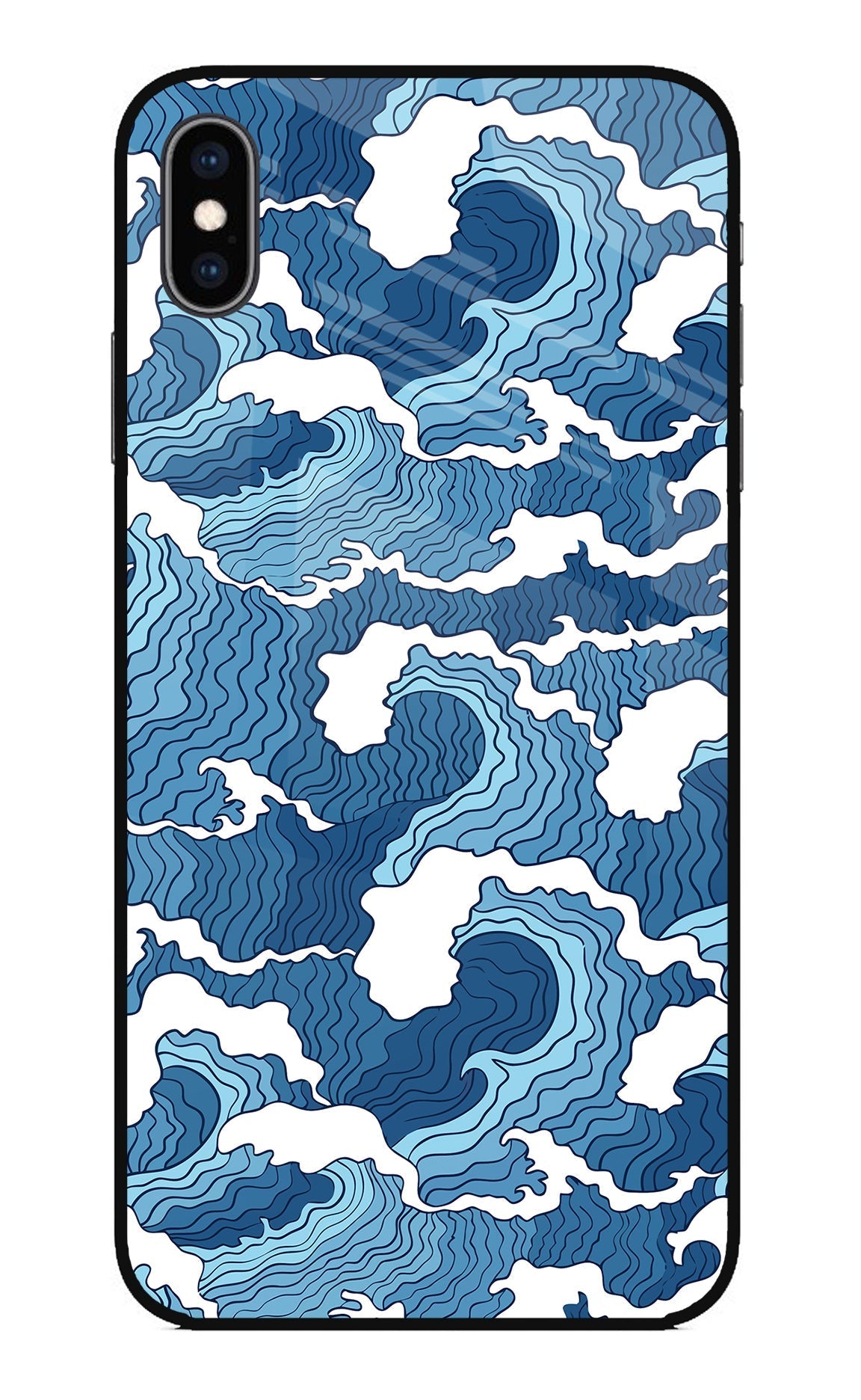 Blue Waves Case for iPhone XS Max