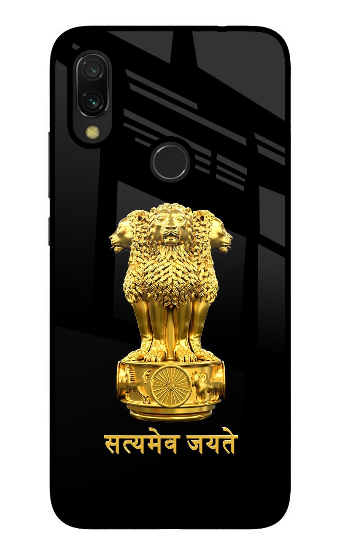 Satyamev Jayate Golden Case for Redmi Y3