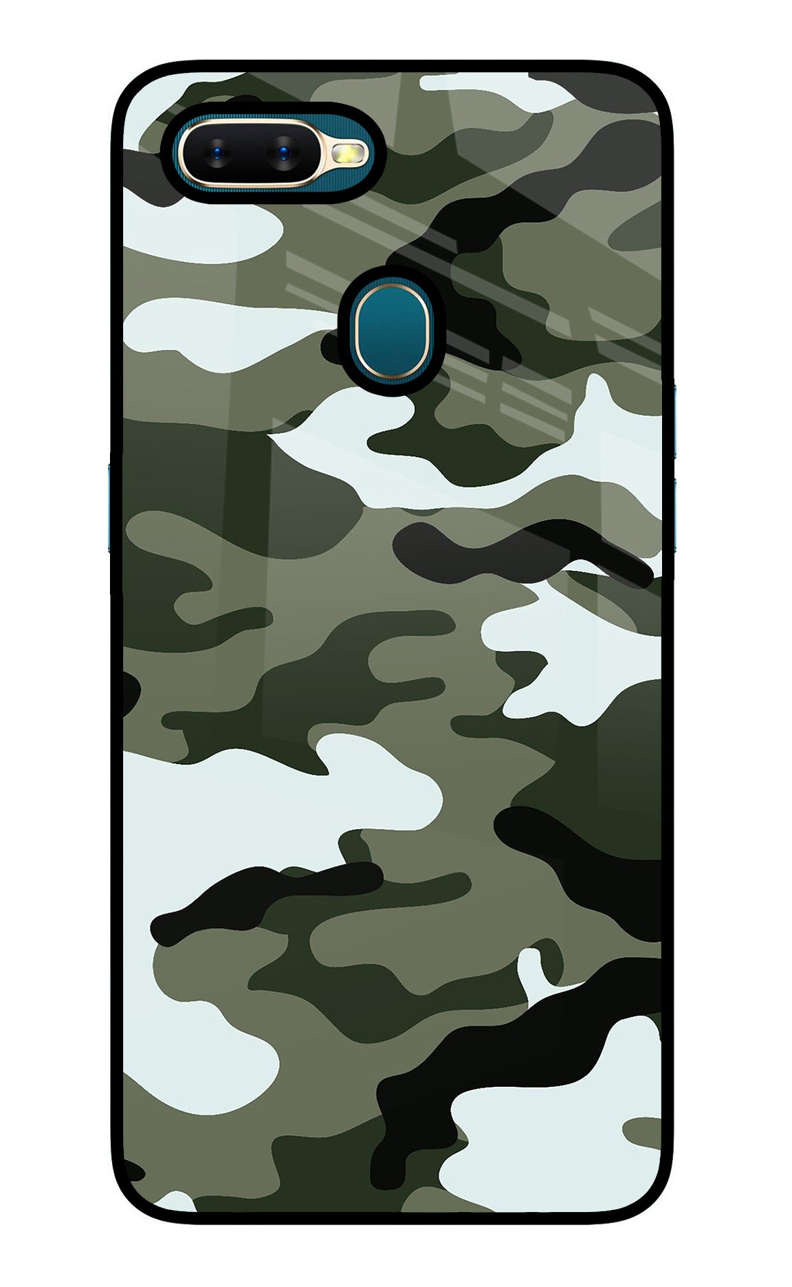 Camouflage Case for Oppo A7/A5s/A12