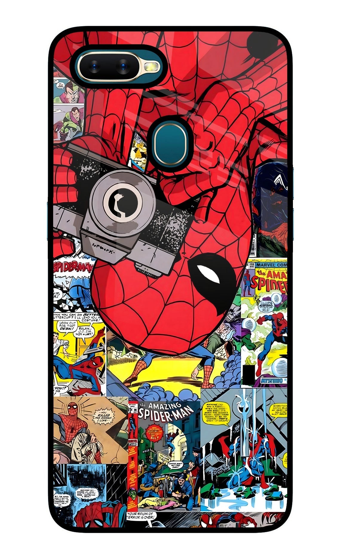 Spider Man Case for Oppo A7/A5s/A12