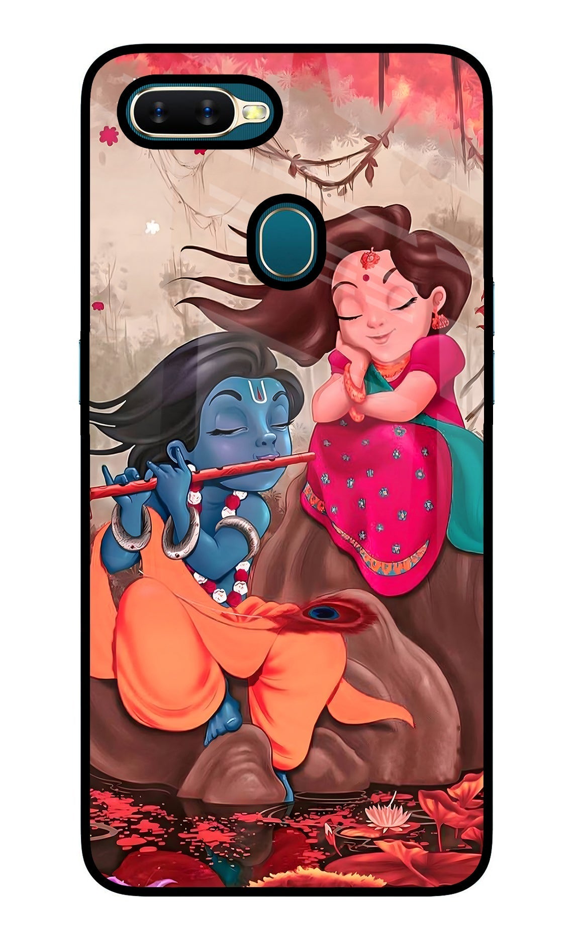 Radhe Krishna Case for Oppo A7/A5s/A12