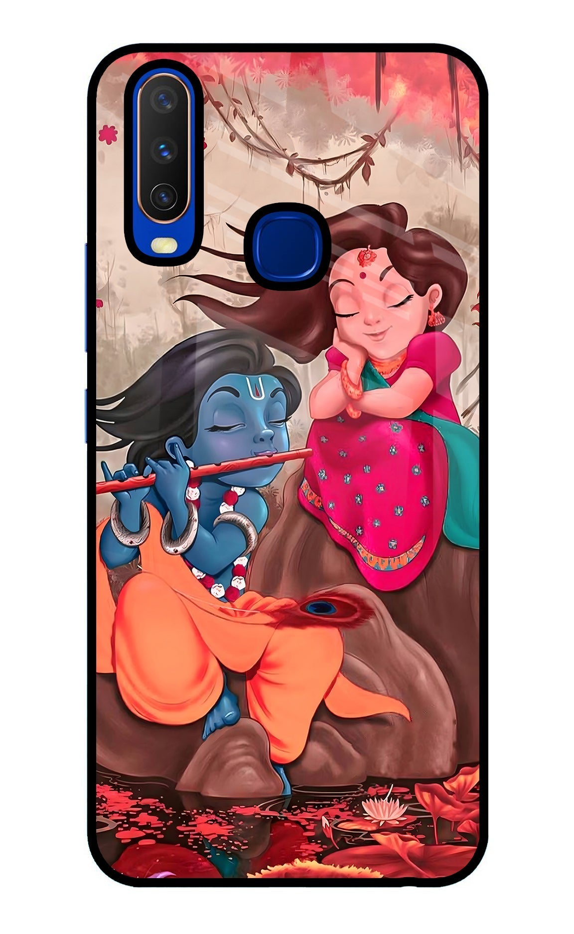 Radhe Krishna Case for Vivo Y15/Y17