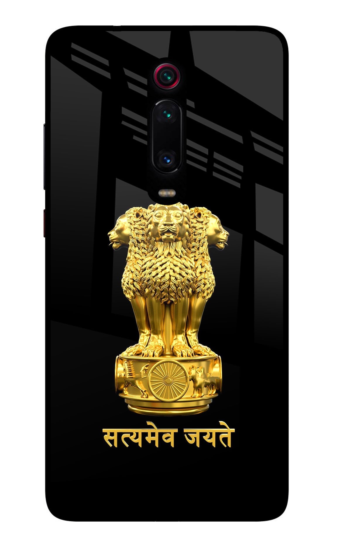 Satyamev Jayate Golden Case for Redmi K20/K20 Pro