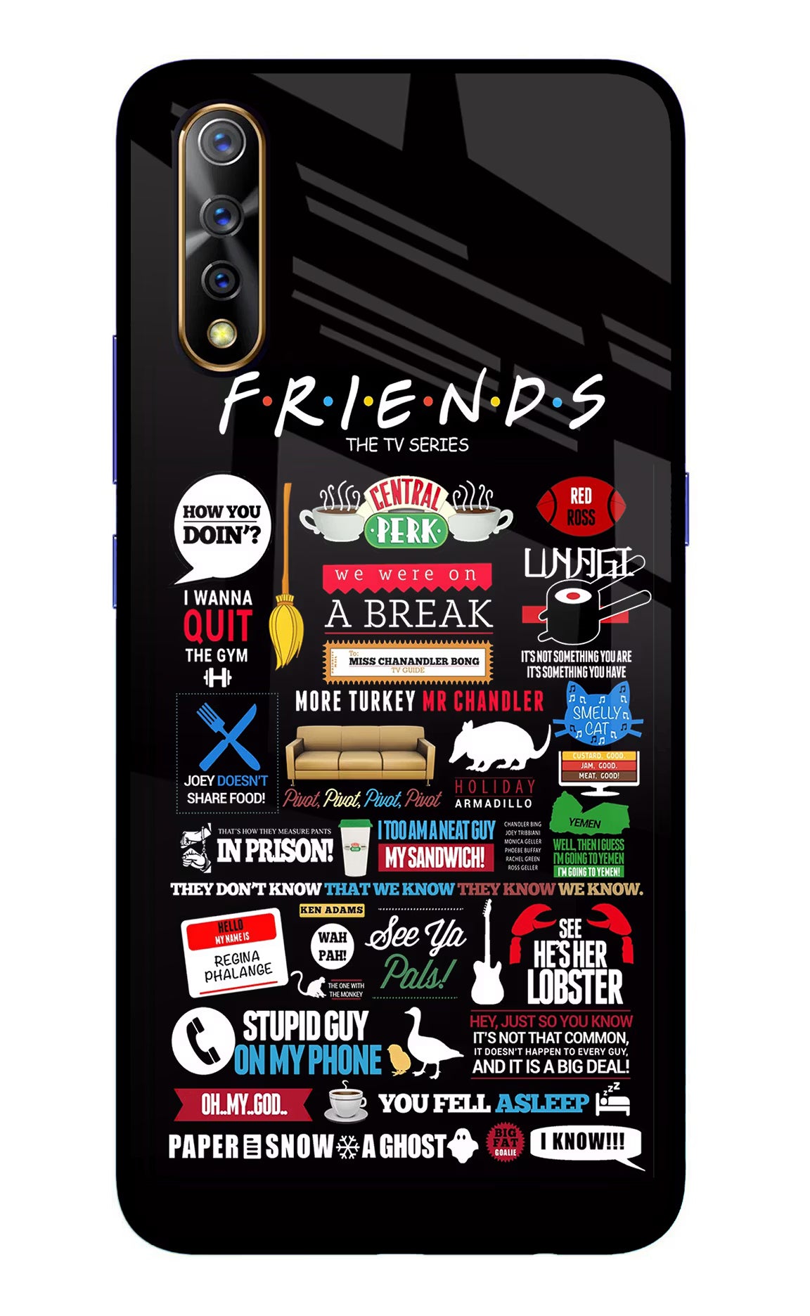 FRIENDS Case for Vivo S1/Z1x by Casekaro