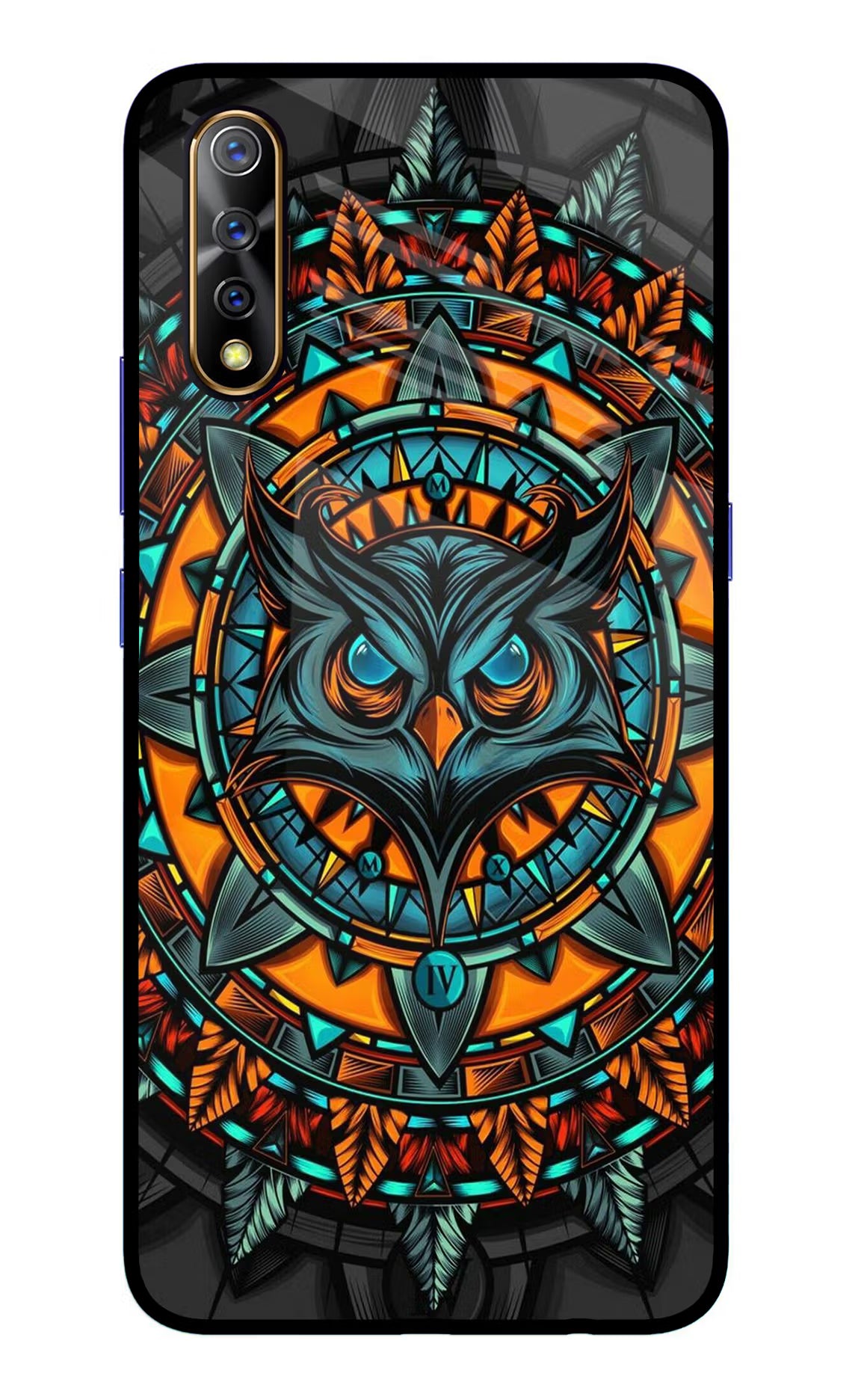 Angry Owl Art Case for Vivo S1/Z1x by Casekaro