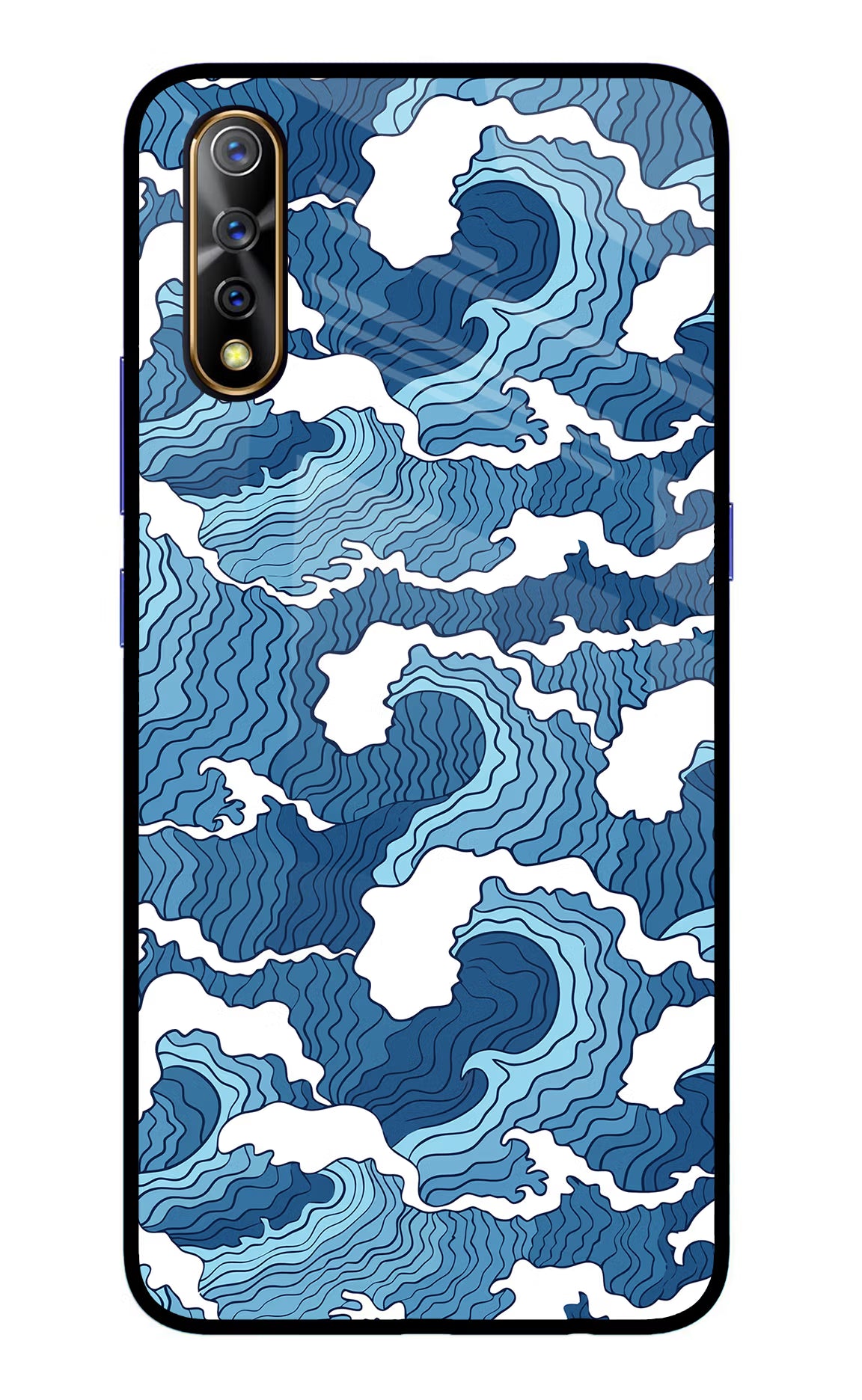 Blue Waves Case for Vivo S1/Z1x by Casekaro