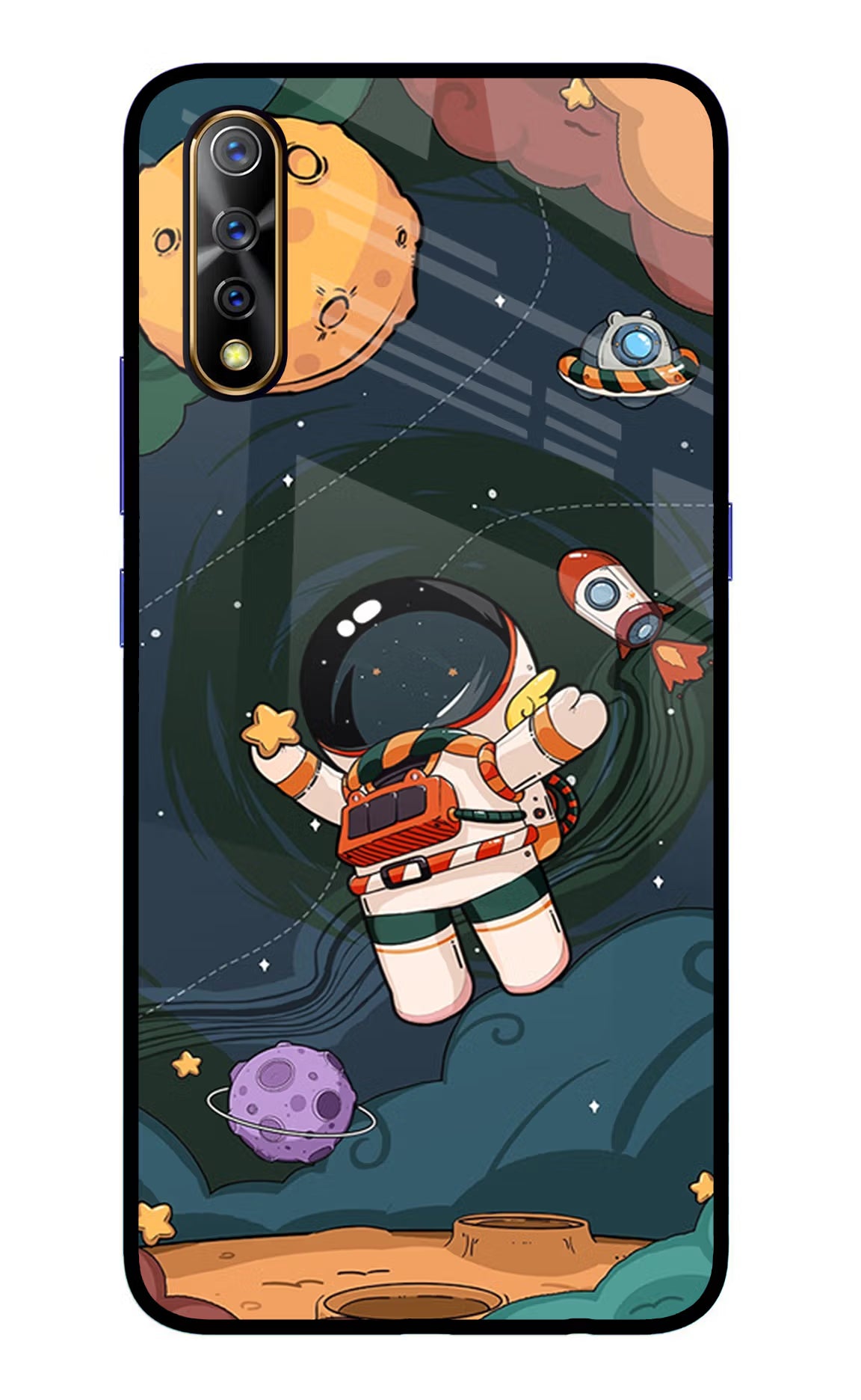 Cartoon Astronaut Case for Vivo S1/Z1x by Casekaro