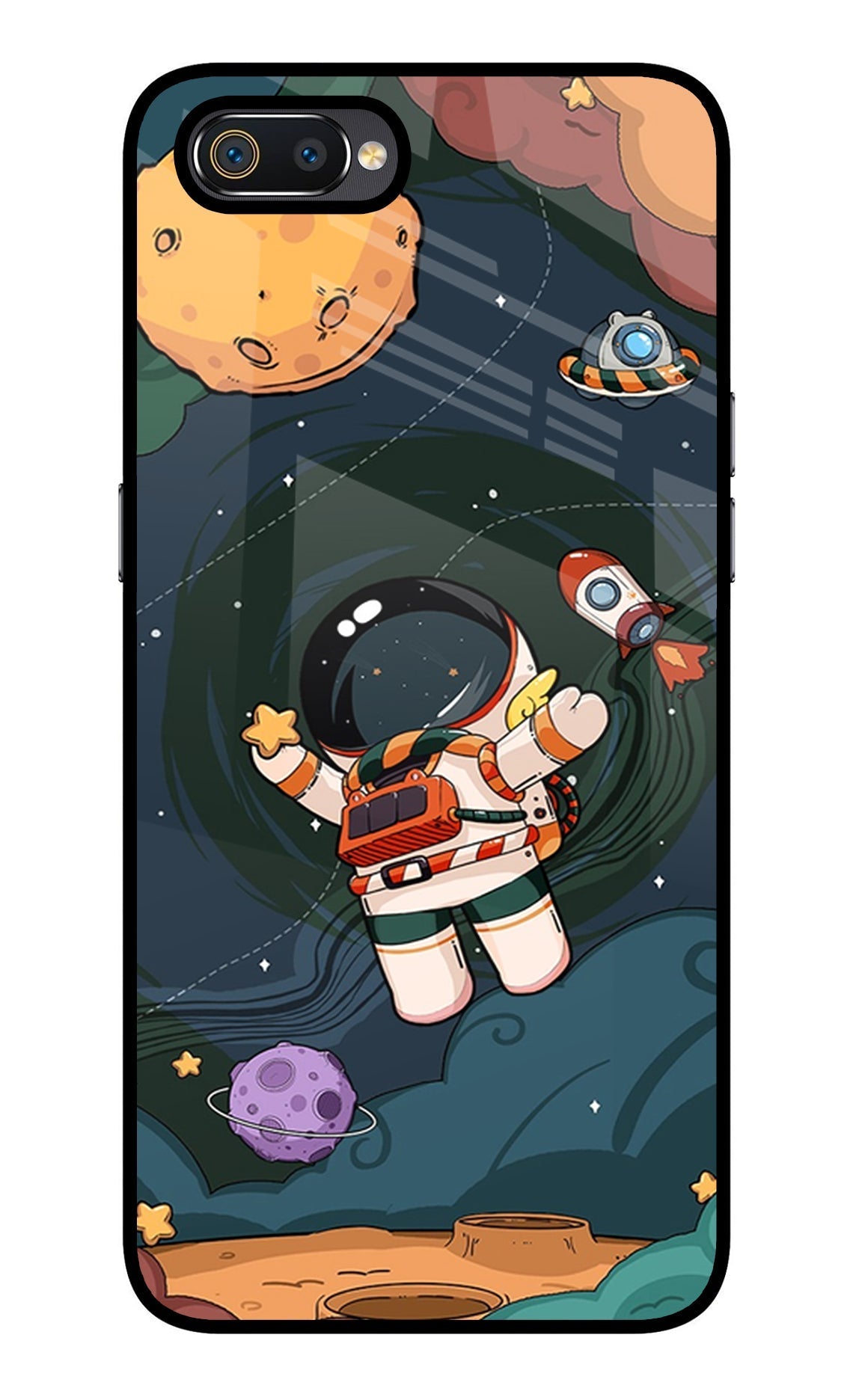 Cartoon Astronaut Case for Realme C2