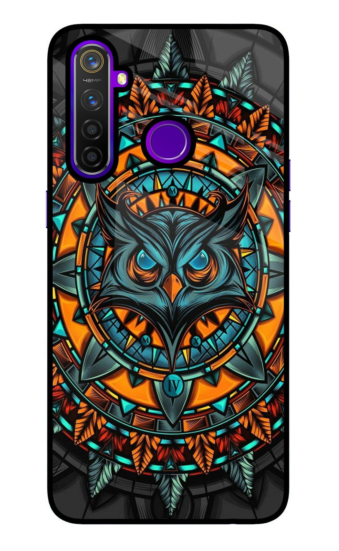 Angry Owl Art Case for Realme 5 Pro