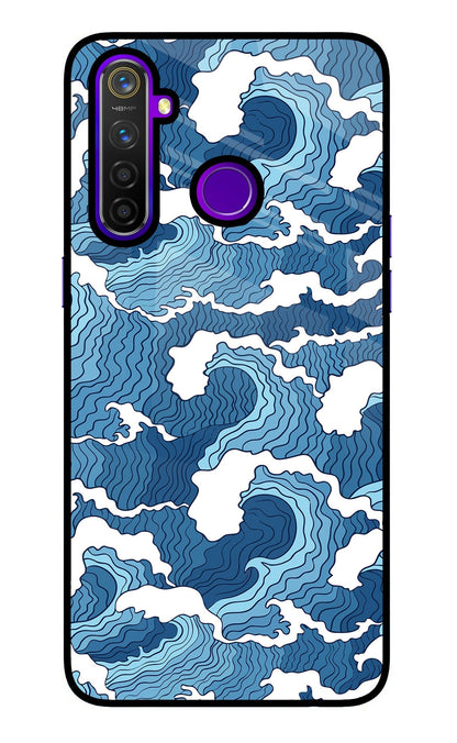 Blue Waves Case for Realme 5 Pro