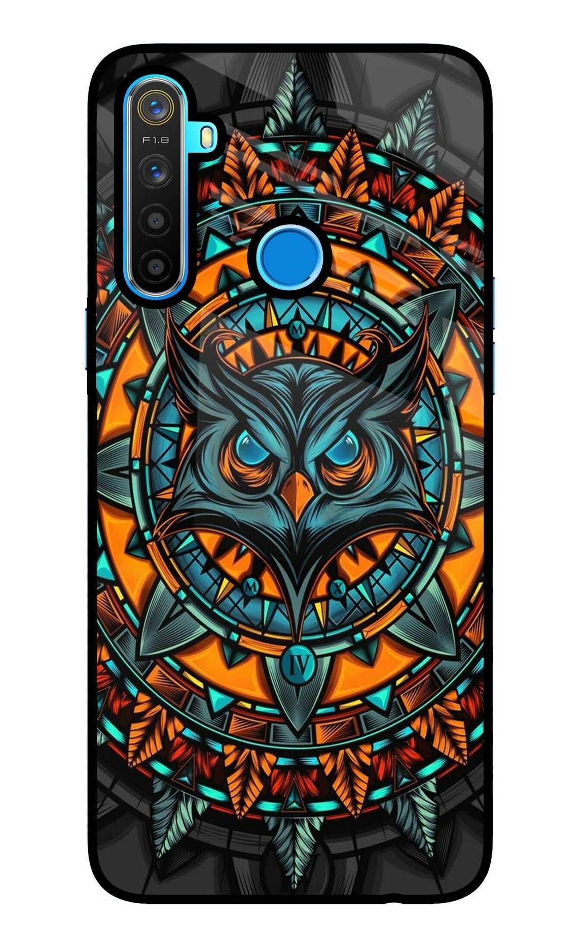 Angry Owl Art Case for Realme 5/5i/5s