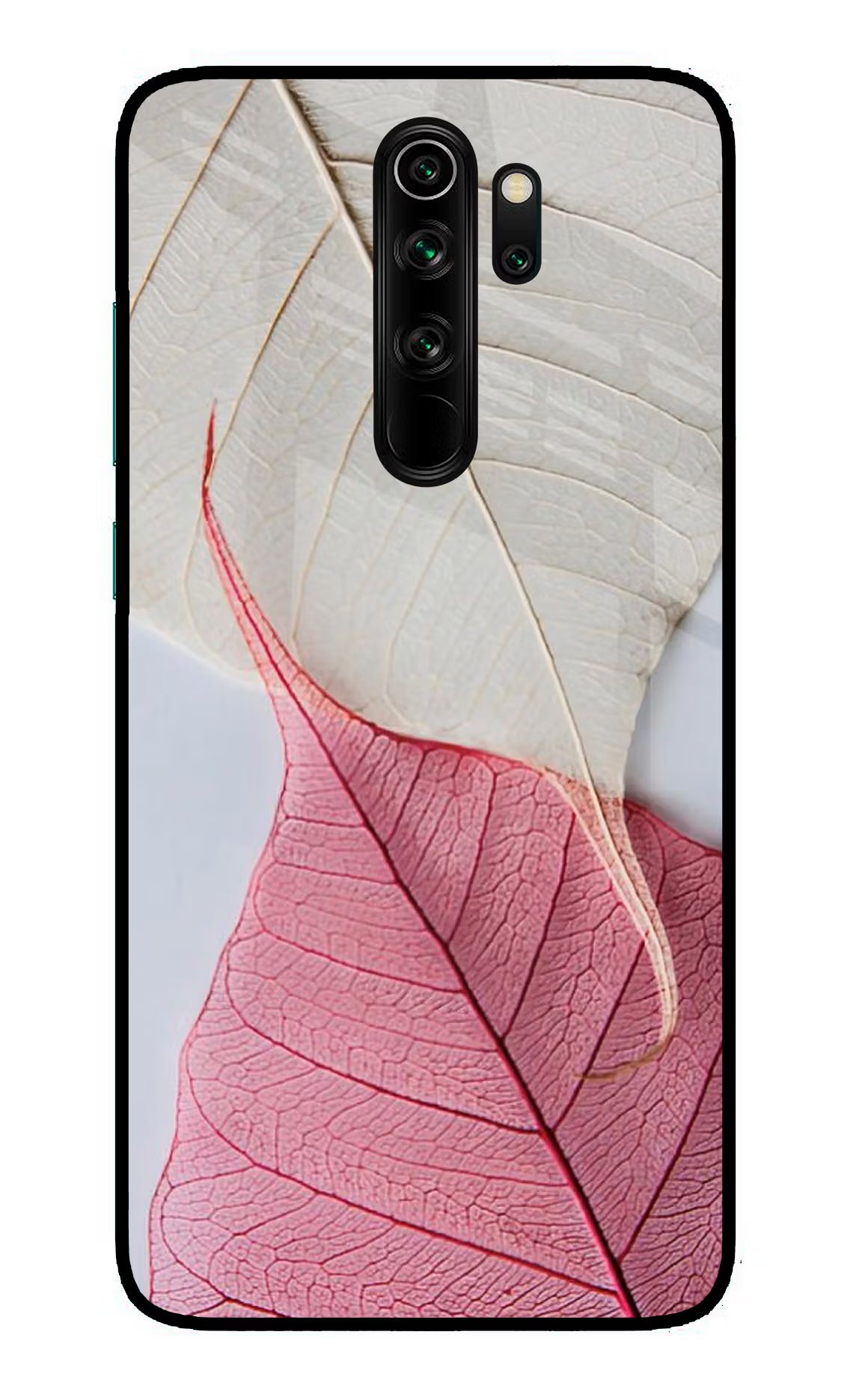 White Pink Leaf Case for Redmi Note 8 Pro by Casekaro