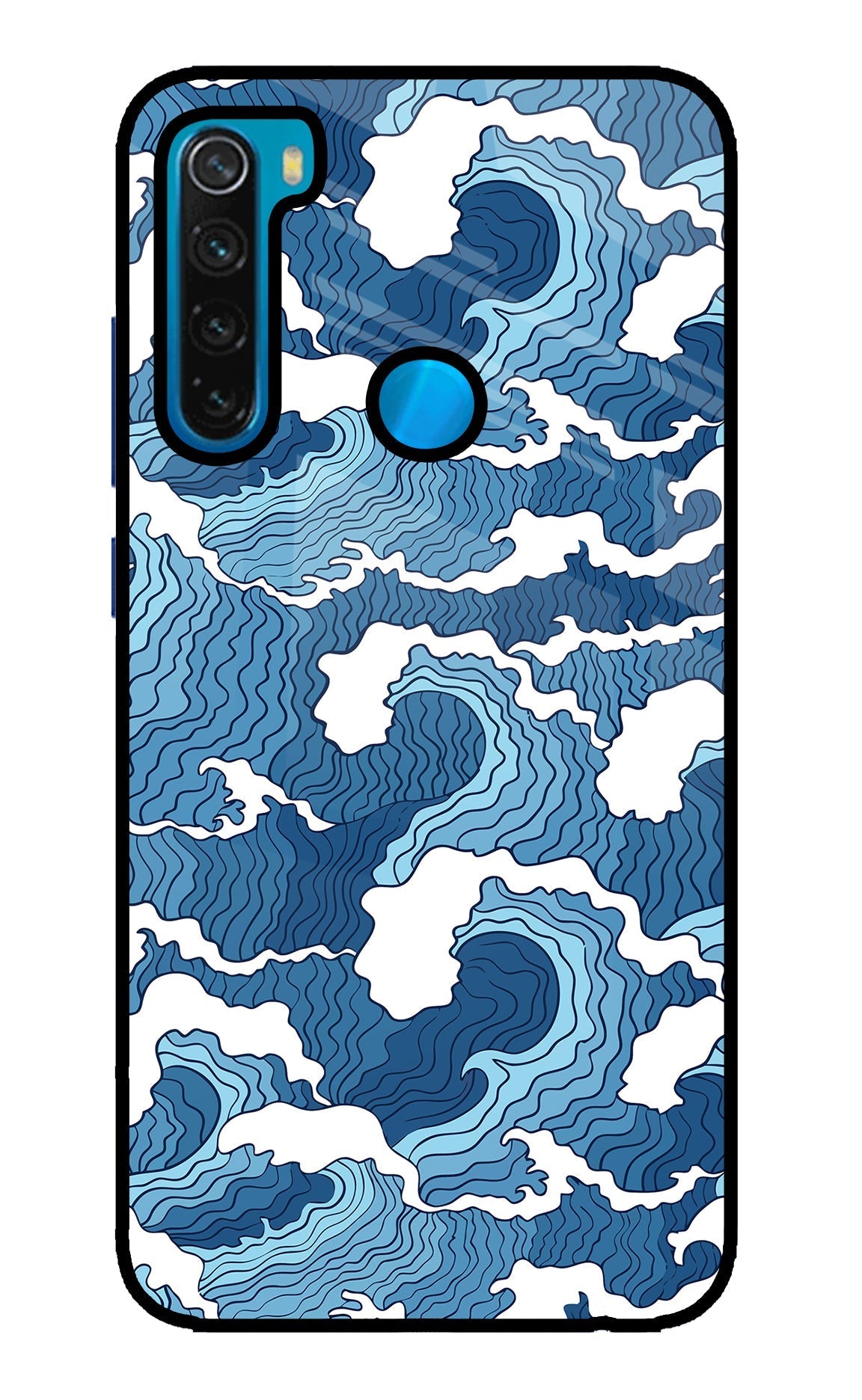 Blue Waves Case for Redmi Note 8