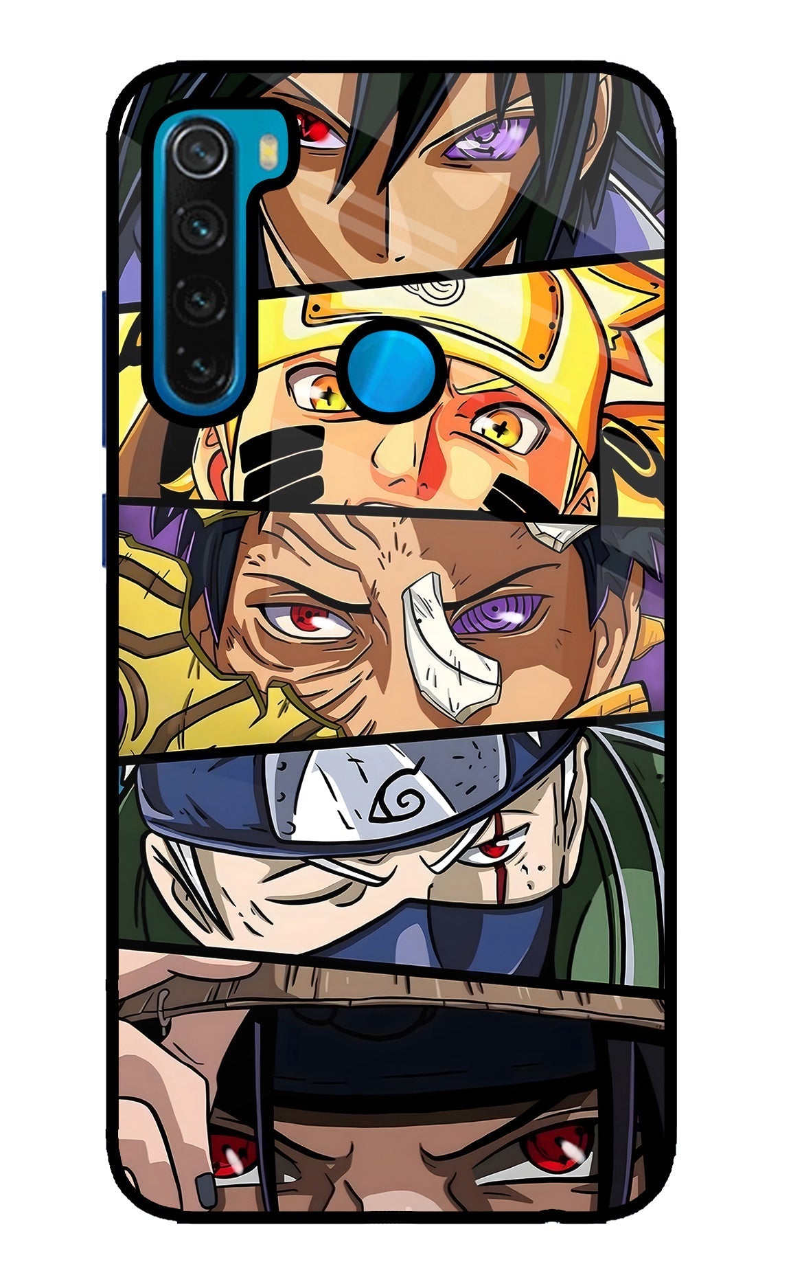 Naruto Character Case for Redmi Note 8