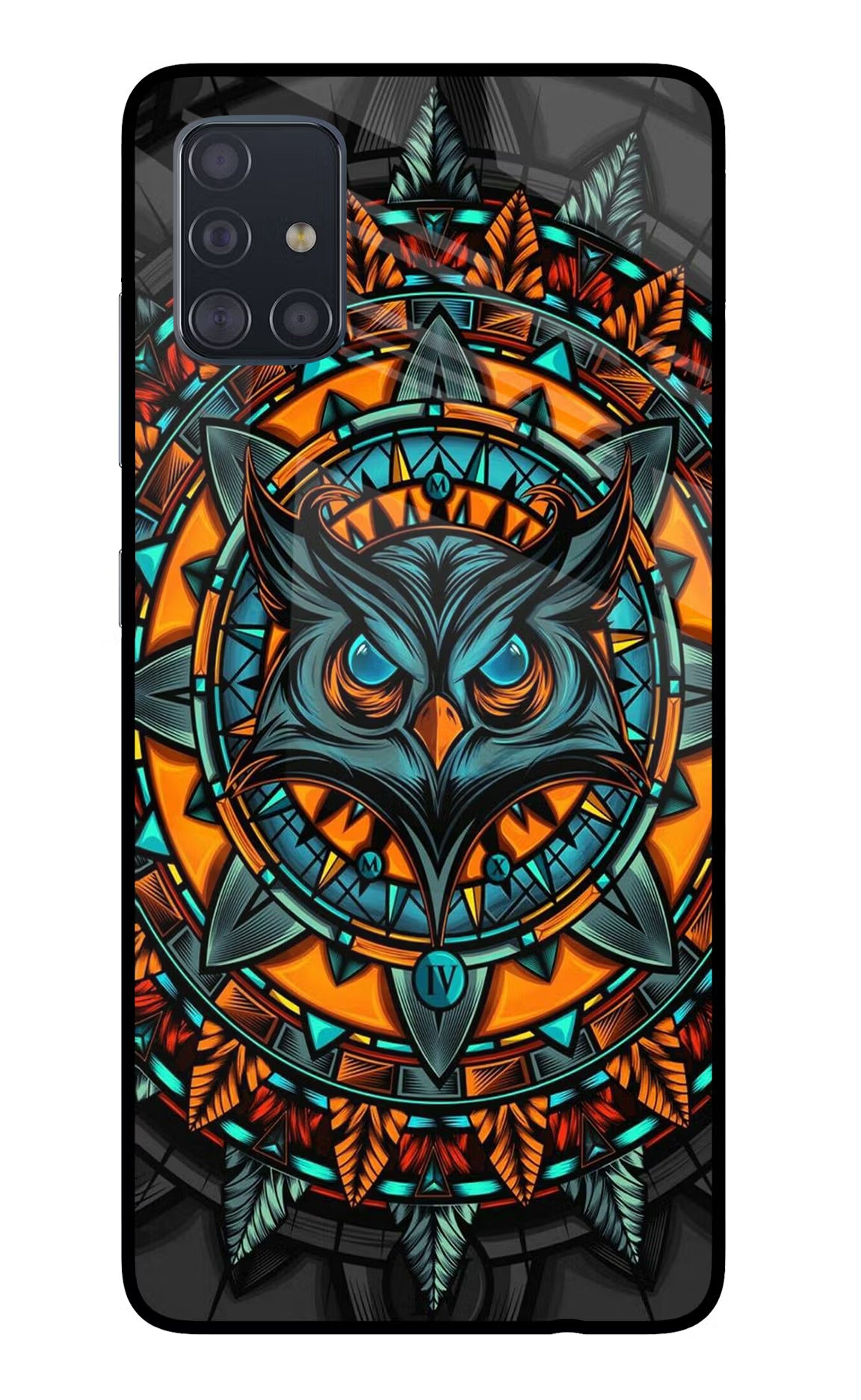 Angry Owl Art Case for Samsung A51 by Casekaro