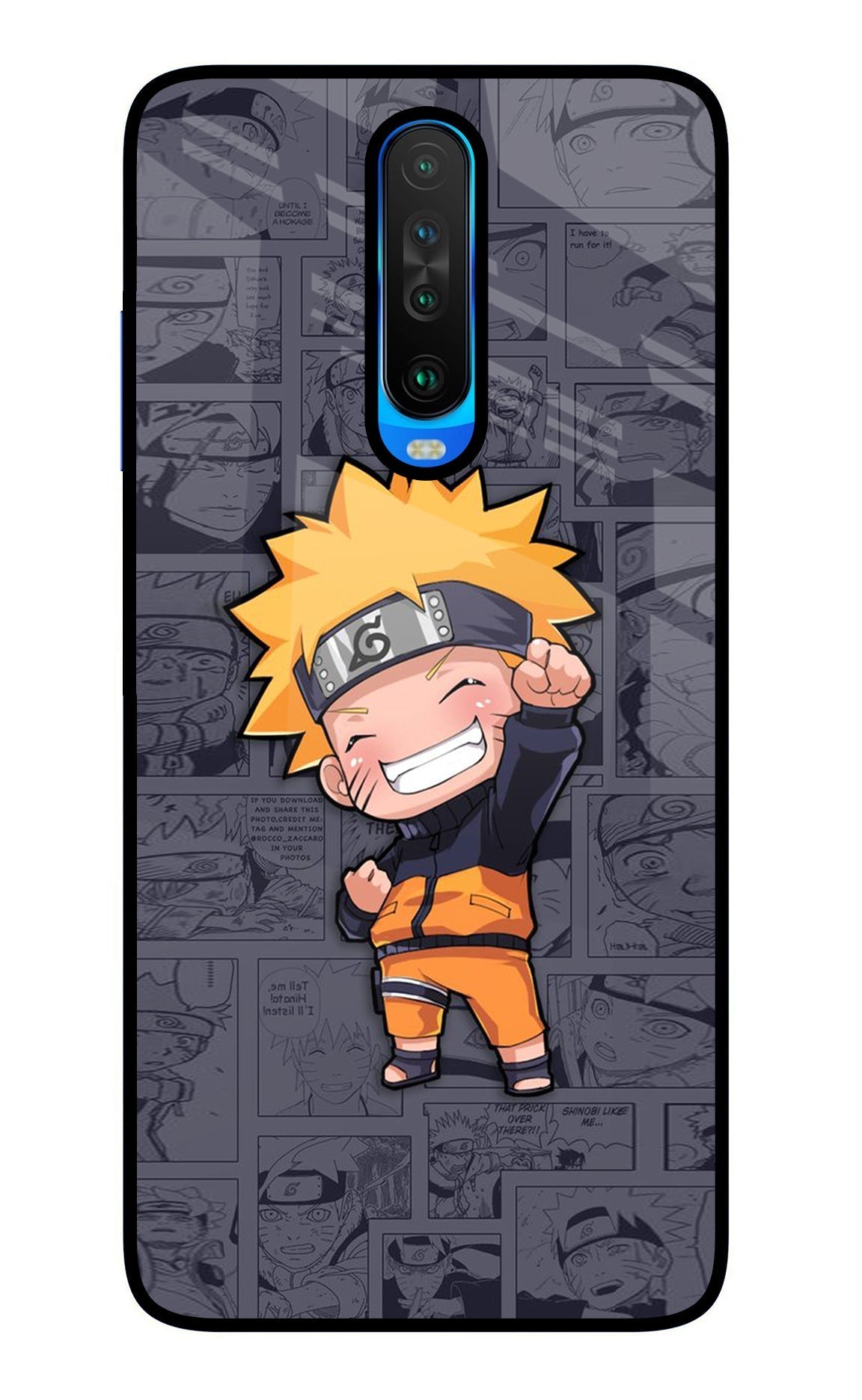 Chota Naruto Case for Poco X2